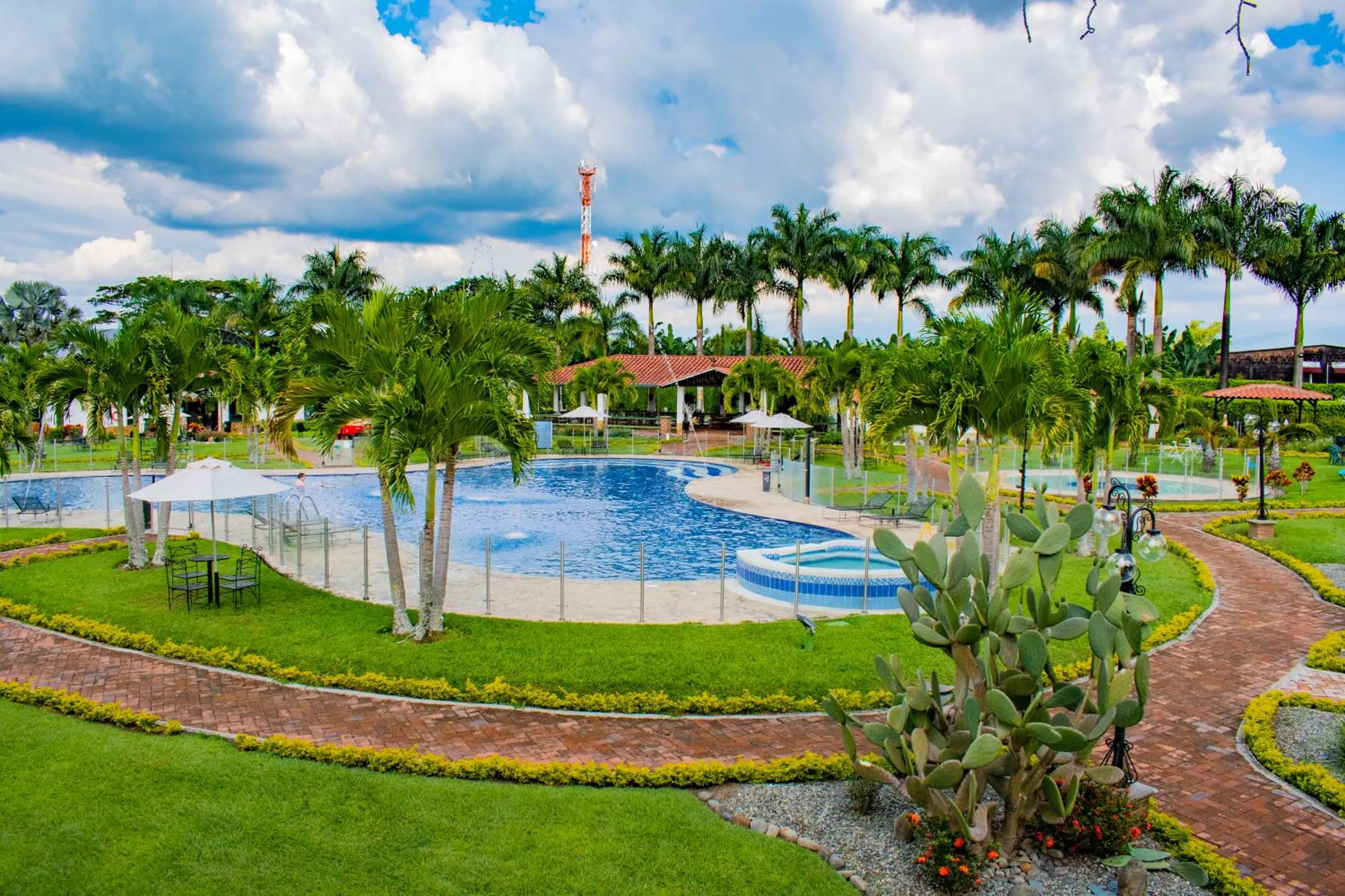 Garden in Hotel Campestre Cafe Cafe