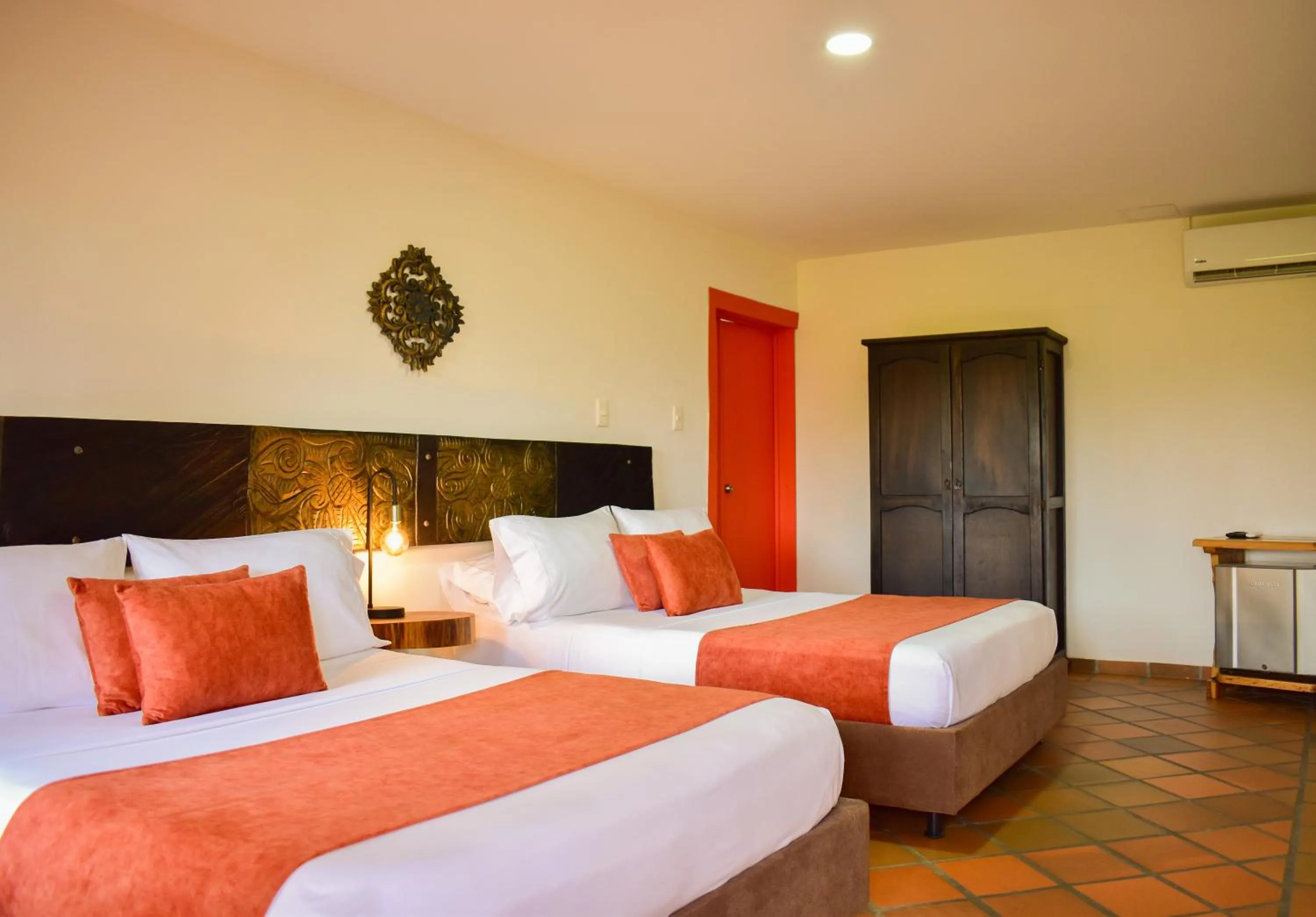 Bed in Hotel Campestre Cafe Cafe