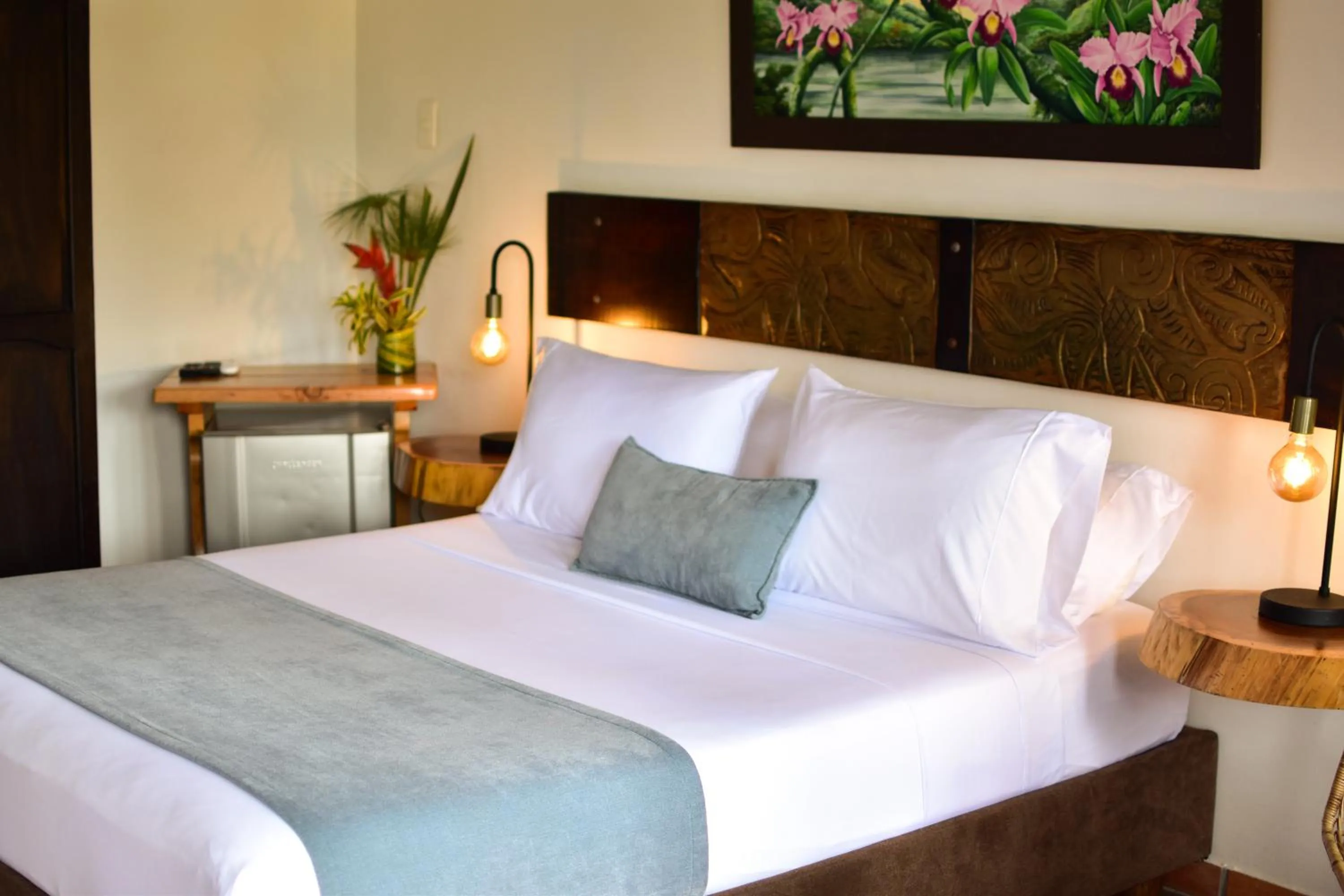 Bed in Hotel Campestre Cafe Cafe