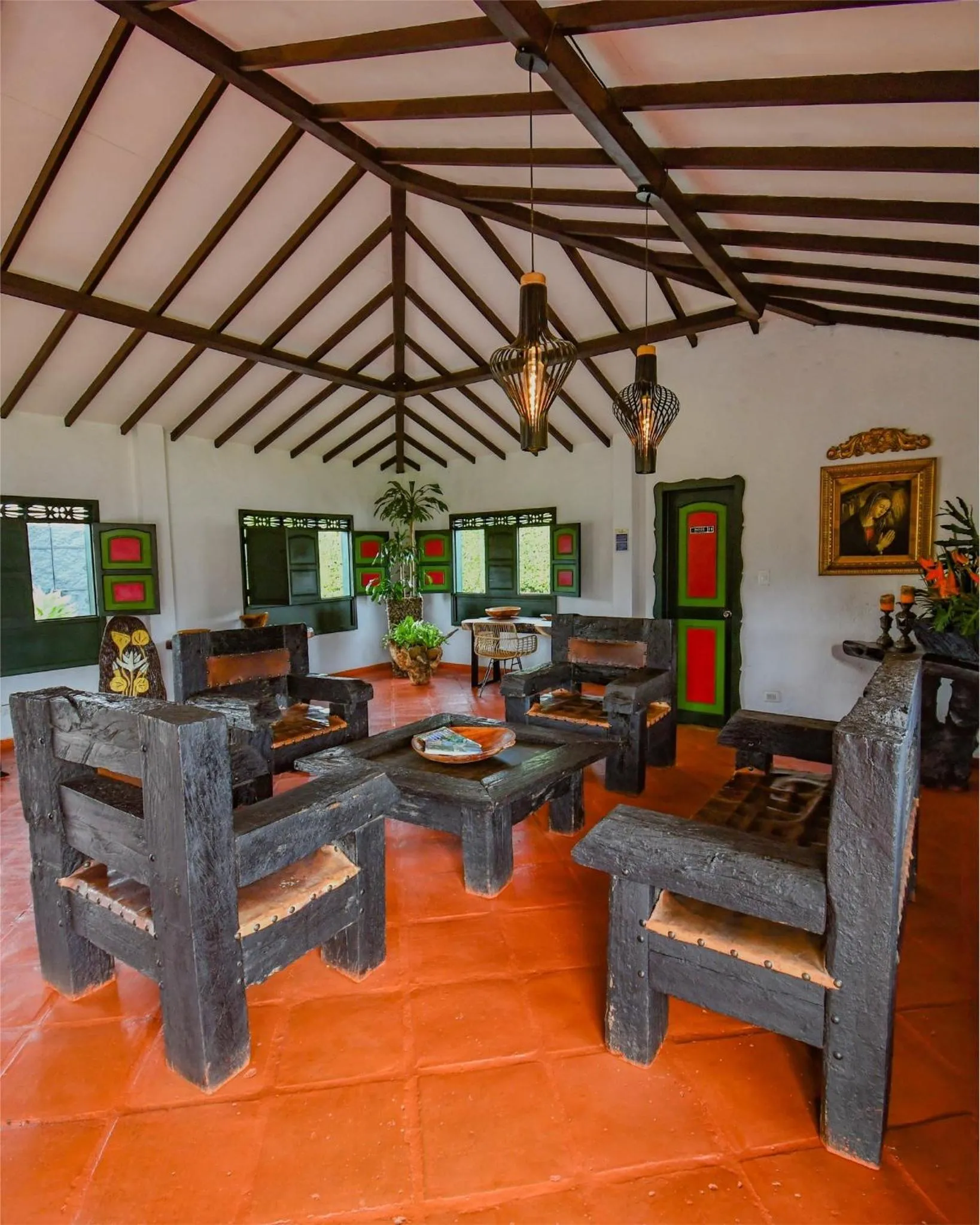 Living room in Hotel Campestre Cafe Cafe