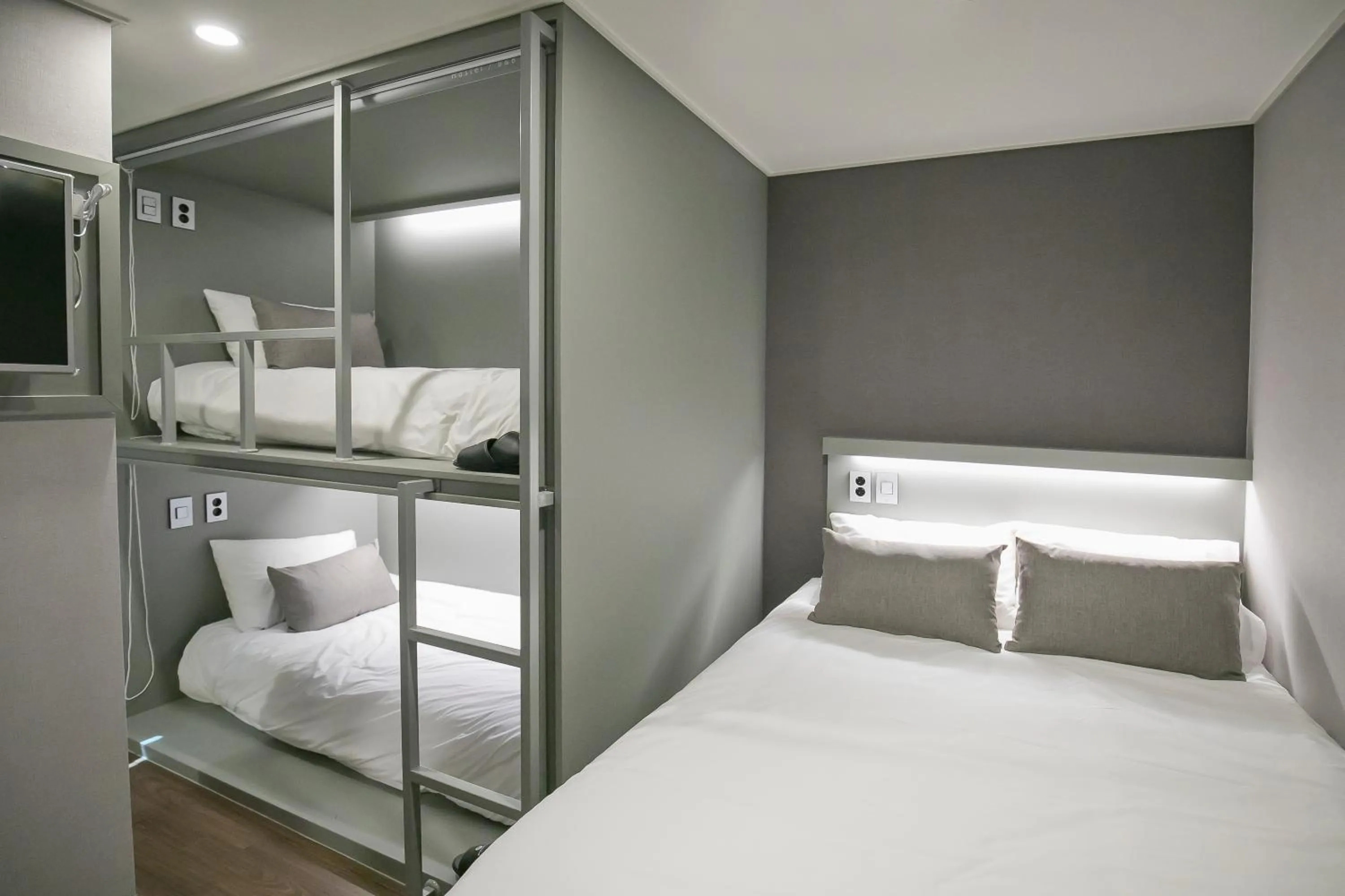 Bed in Philstay Myeongdong Station