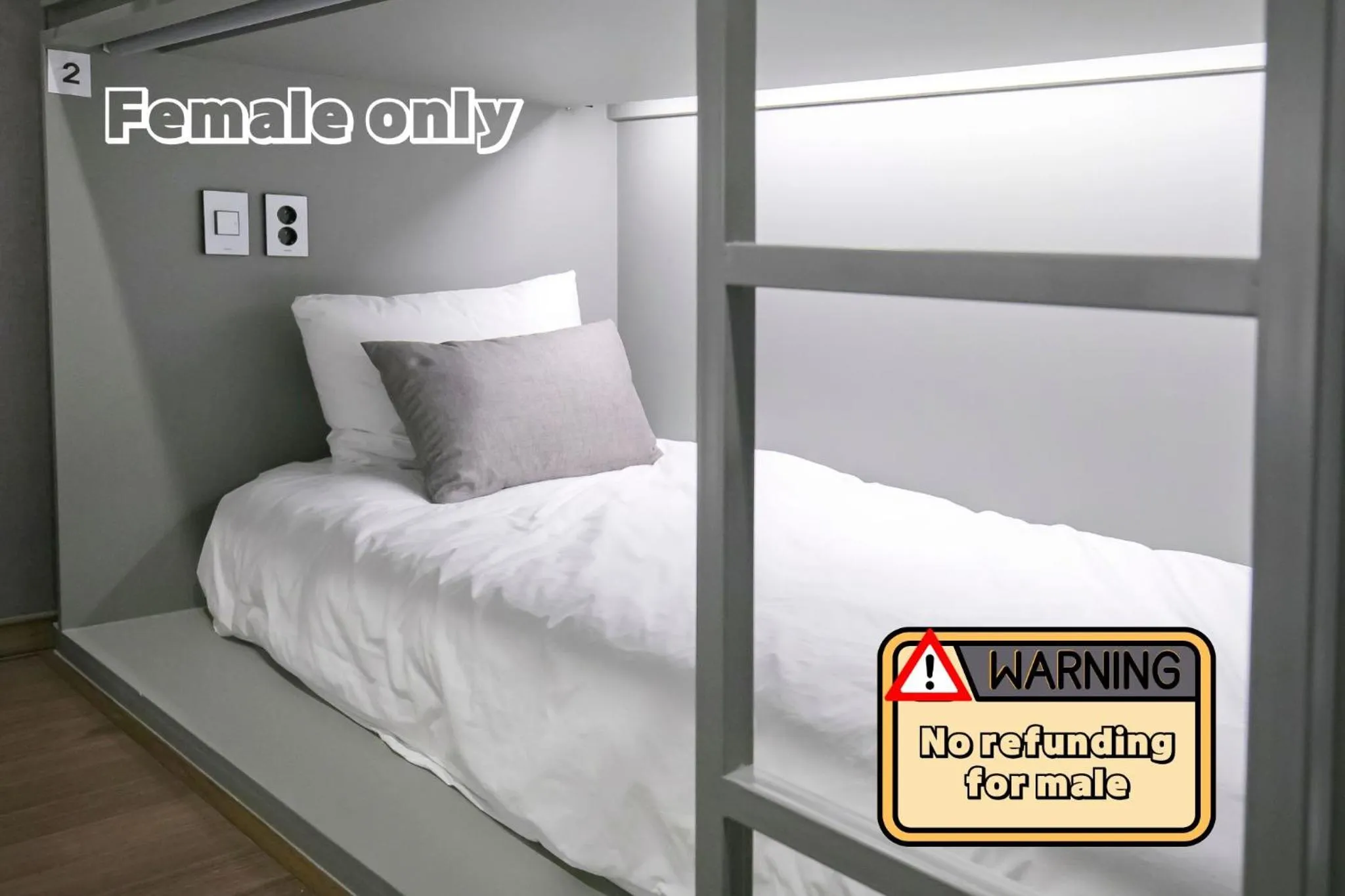 Bed in Philstay Myeongdong Station