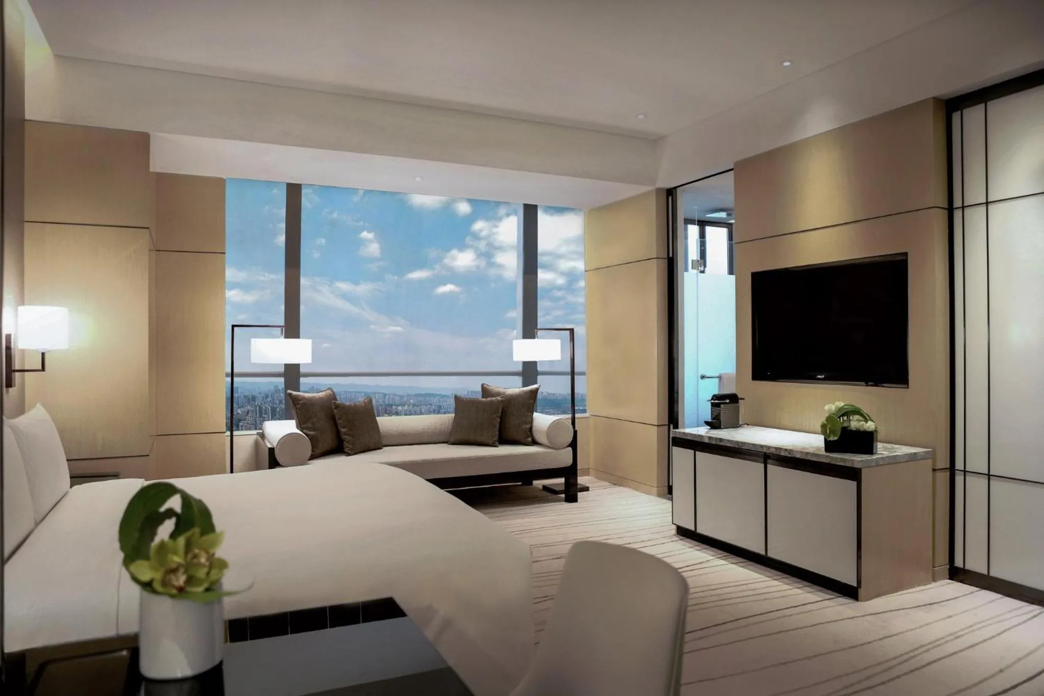 Photo of the whole room, Bed in Niccolo Chongqing