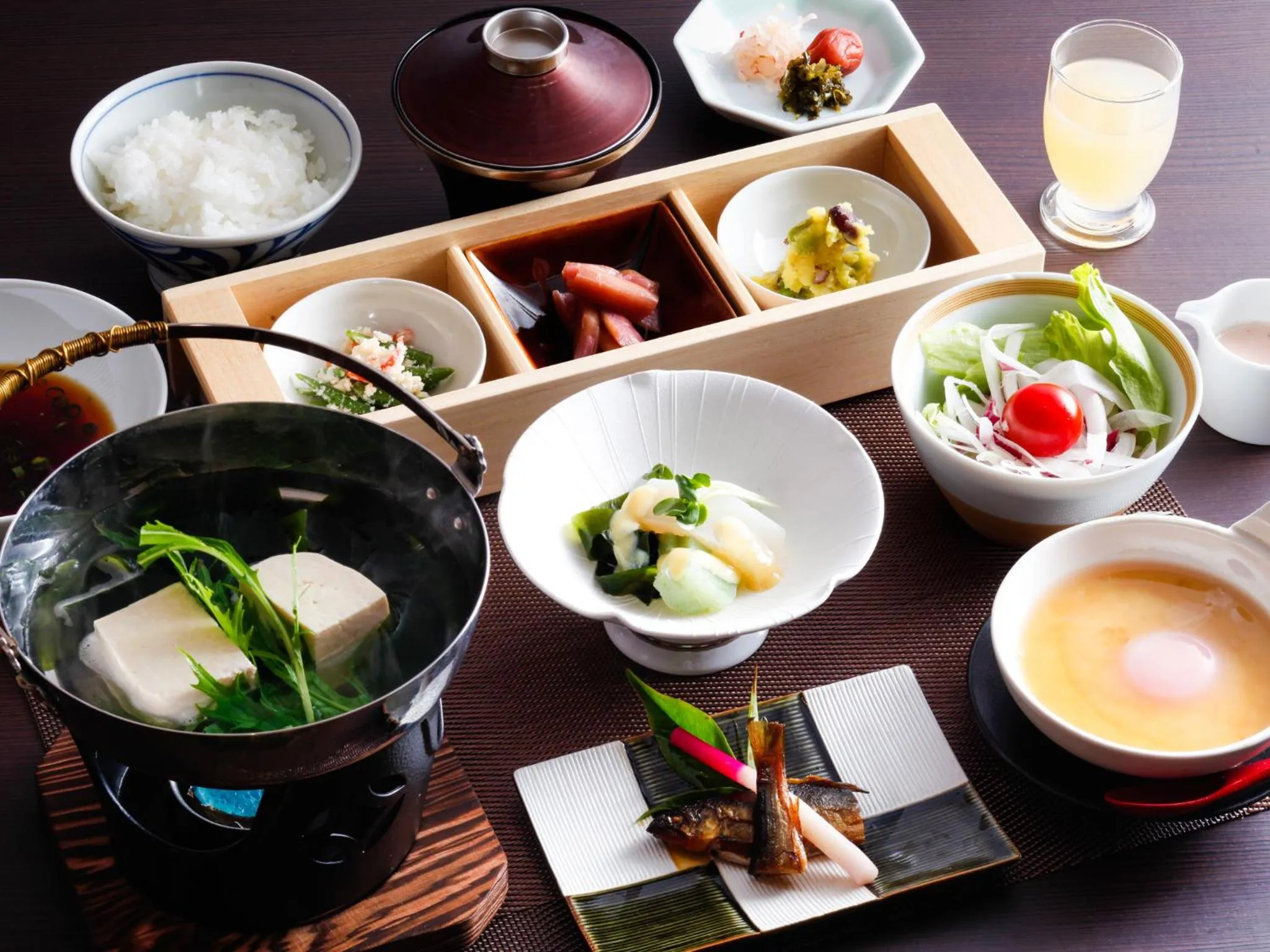 Asian breakfast in Asan Kotonami