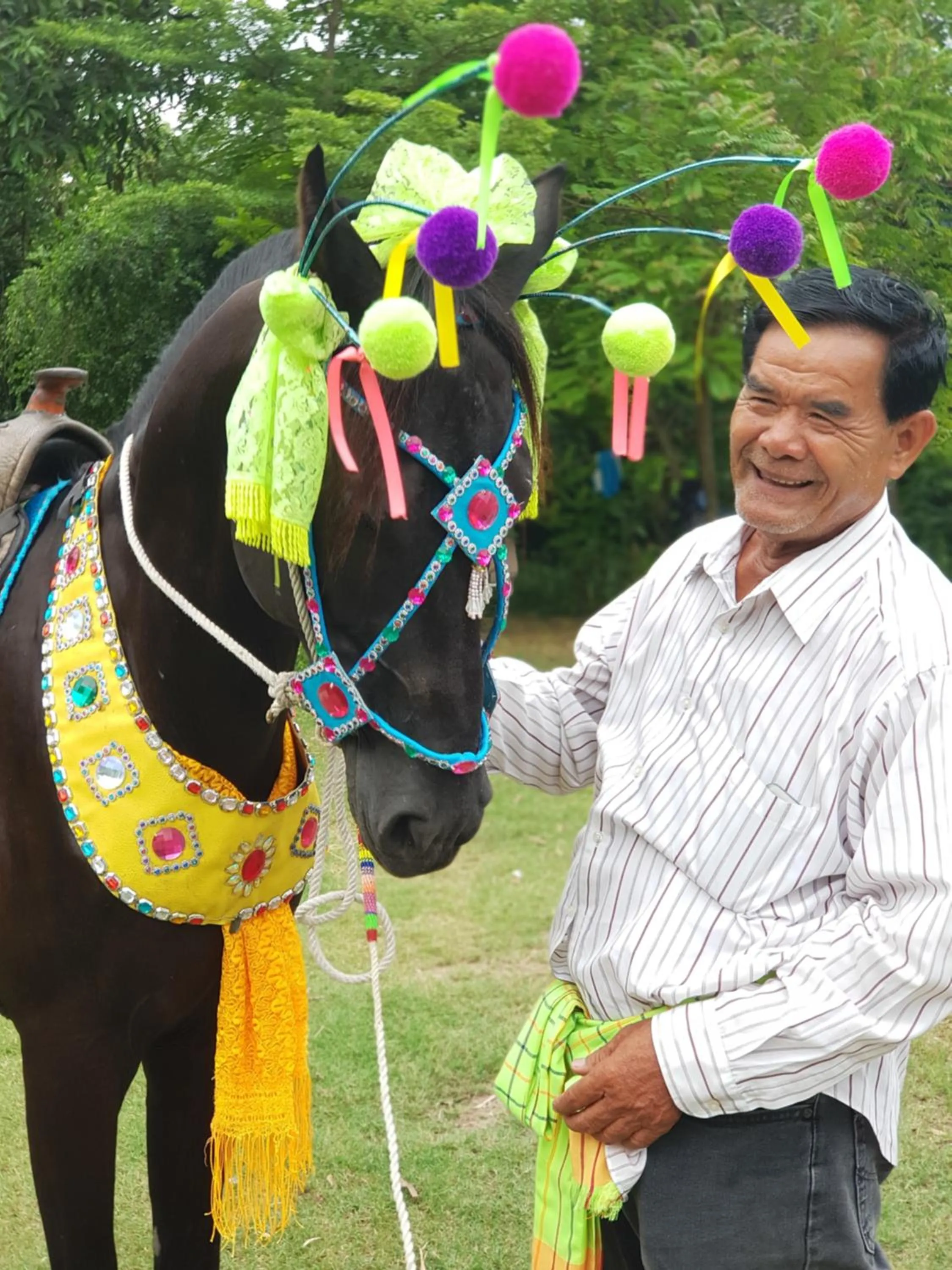 Horse-riding in The Antique Riverside Resort