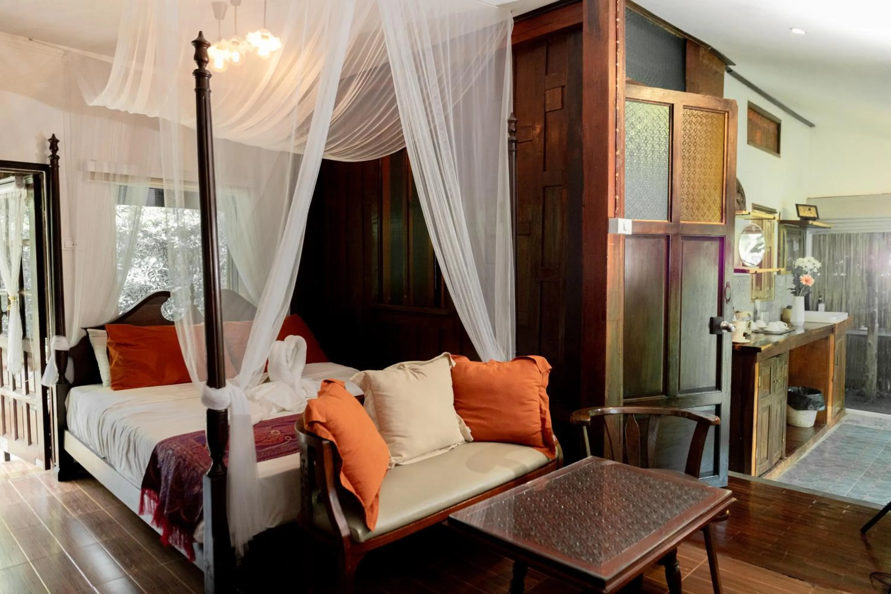 Bedroom, Bed in The Antique Riverside Resort