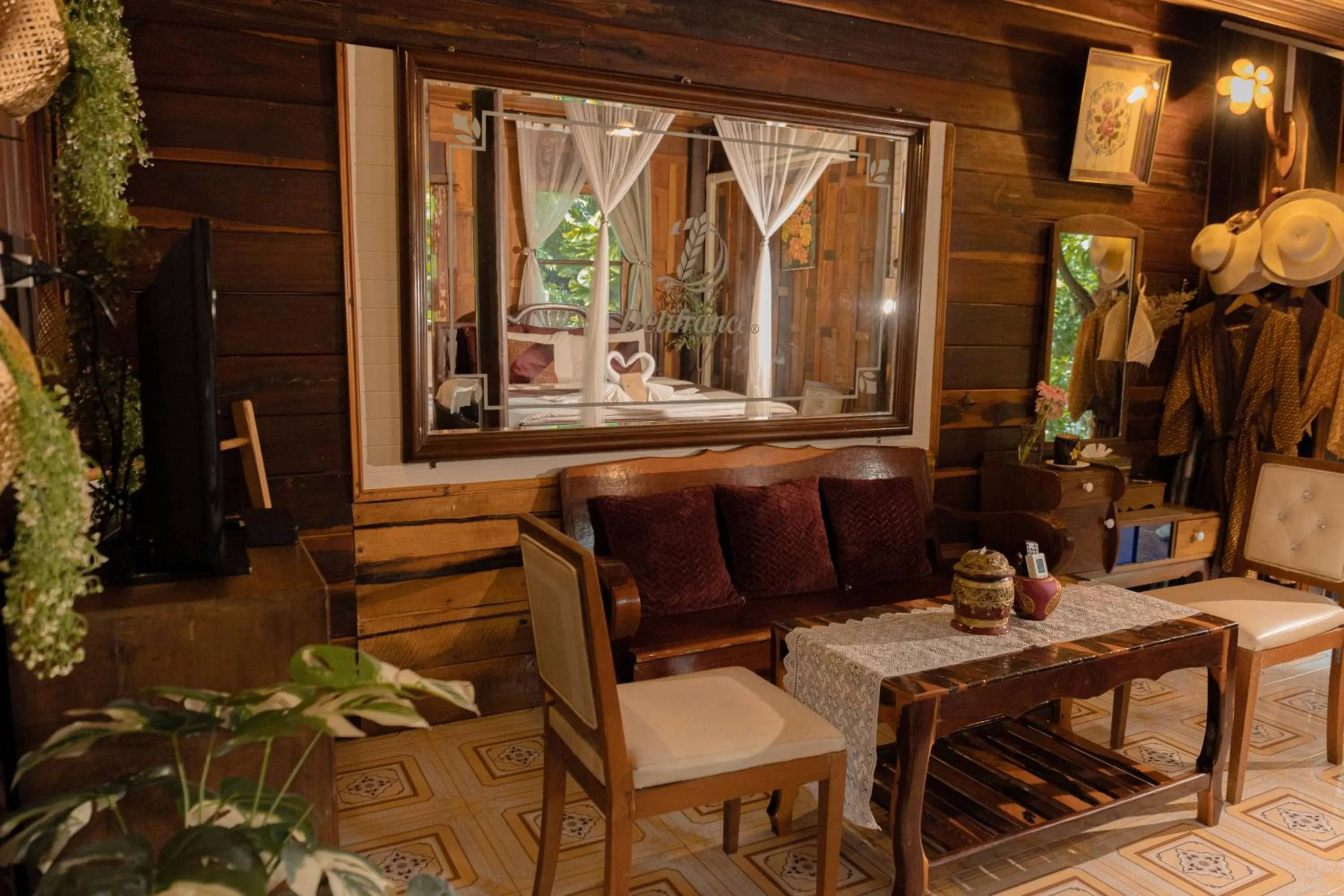 Seating area in The Antique Riverside Resort