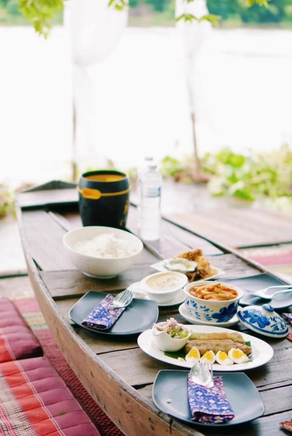 Food in The Antique Riverside Resort