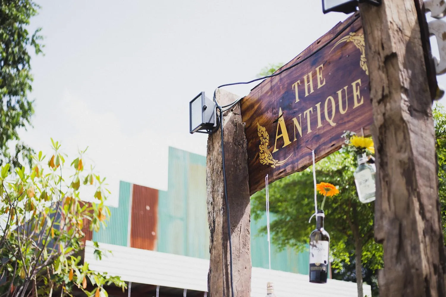 Decorative detail in The Antique Riverside Resort