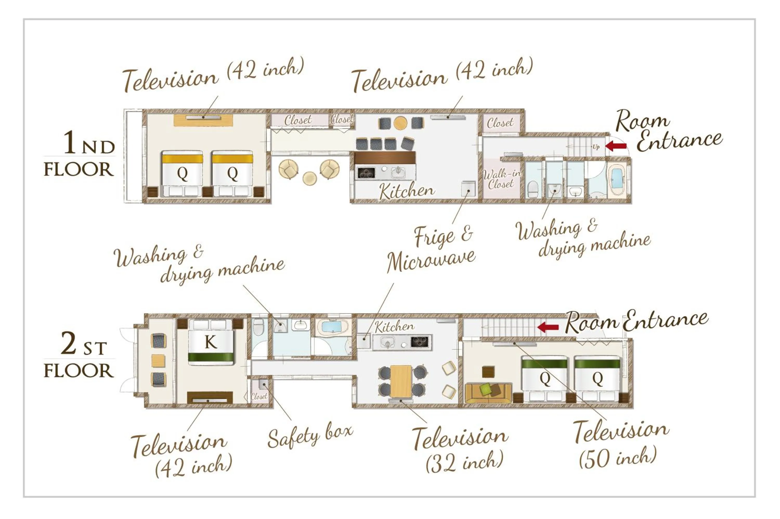 Floor plan in RESI STAY GION