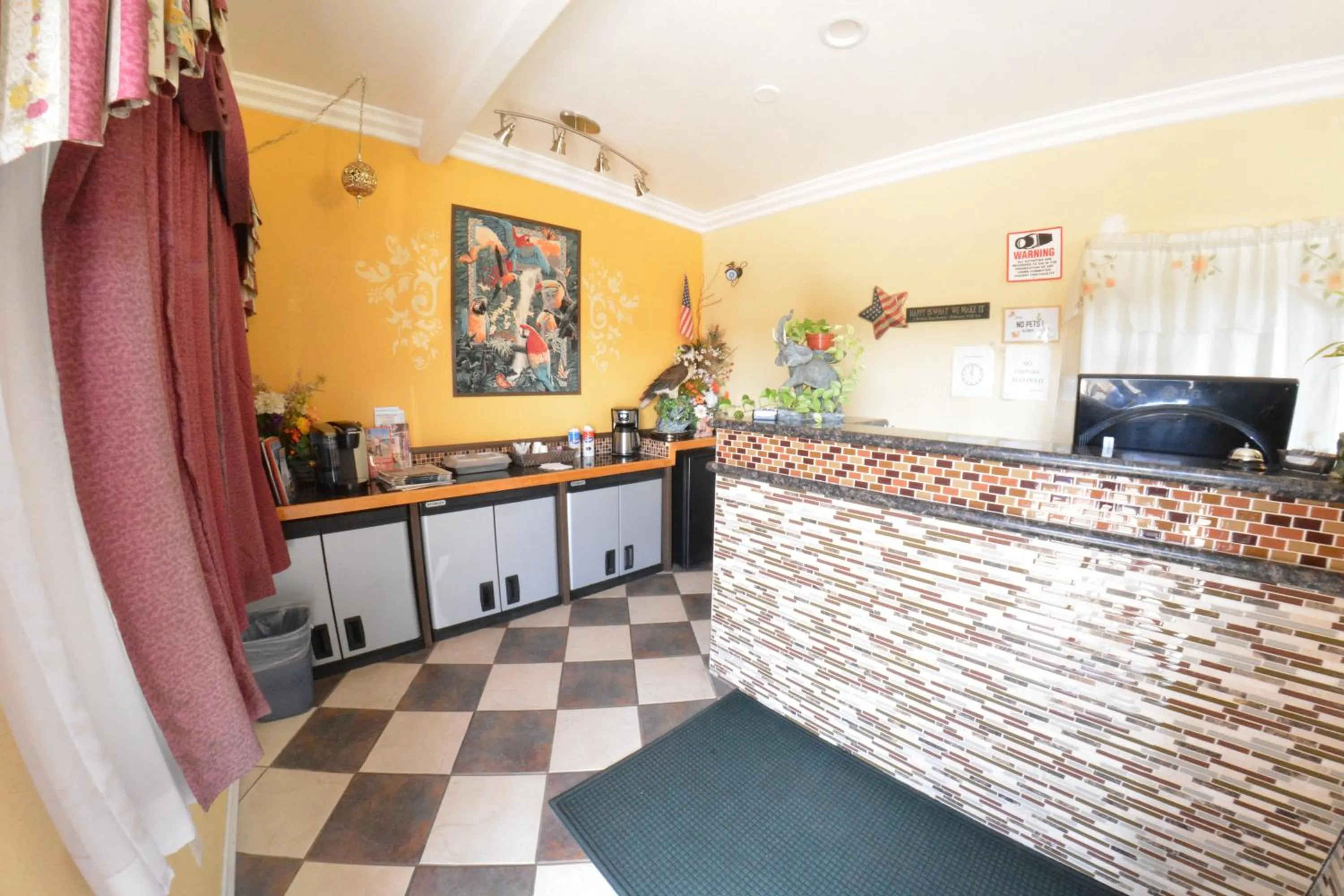 Lobby or reception in The Palace Inn