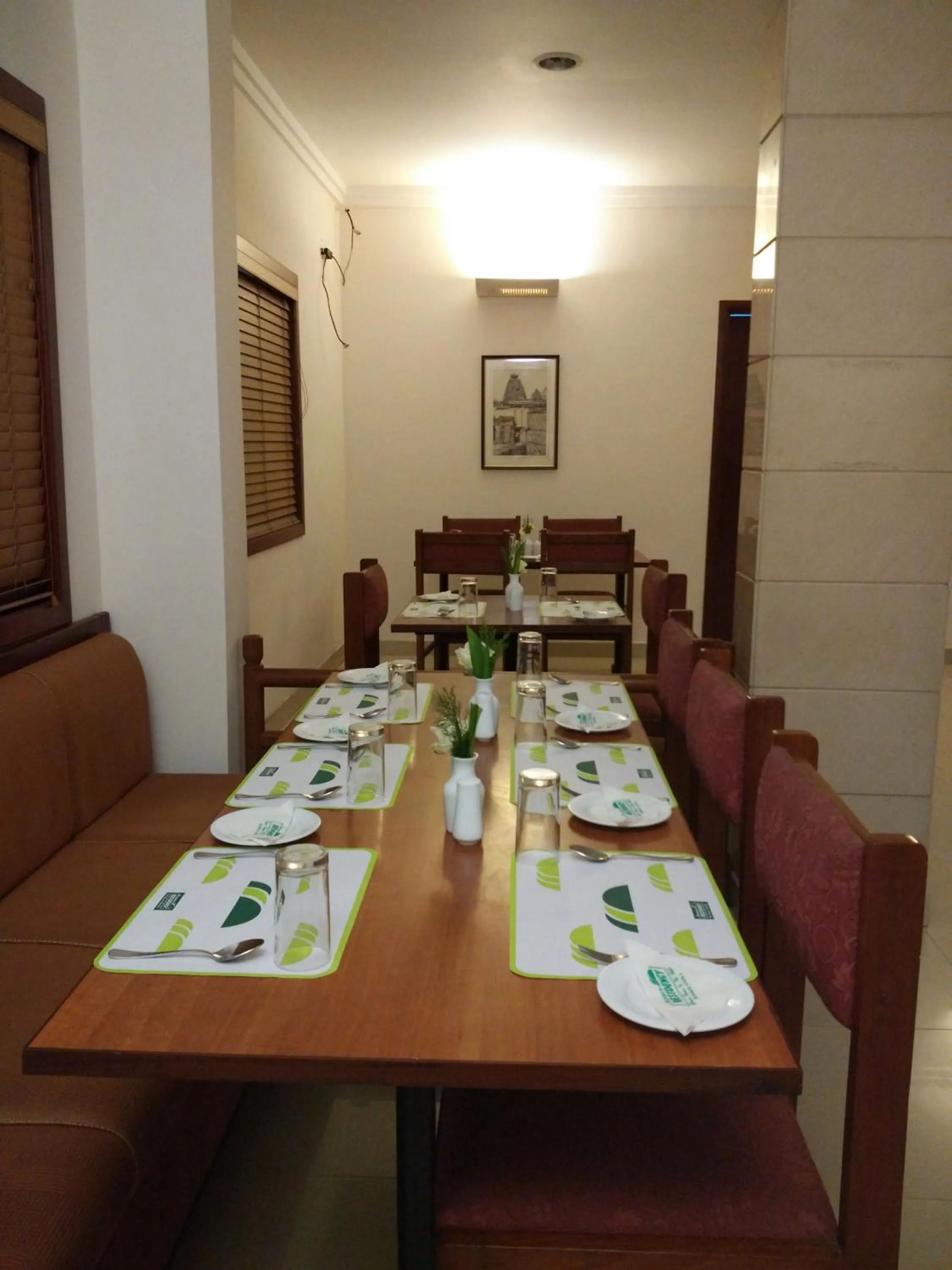 Dining area in Issacs Residency