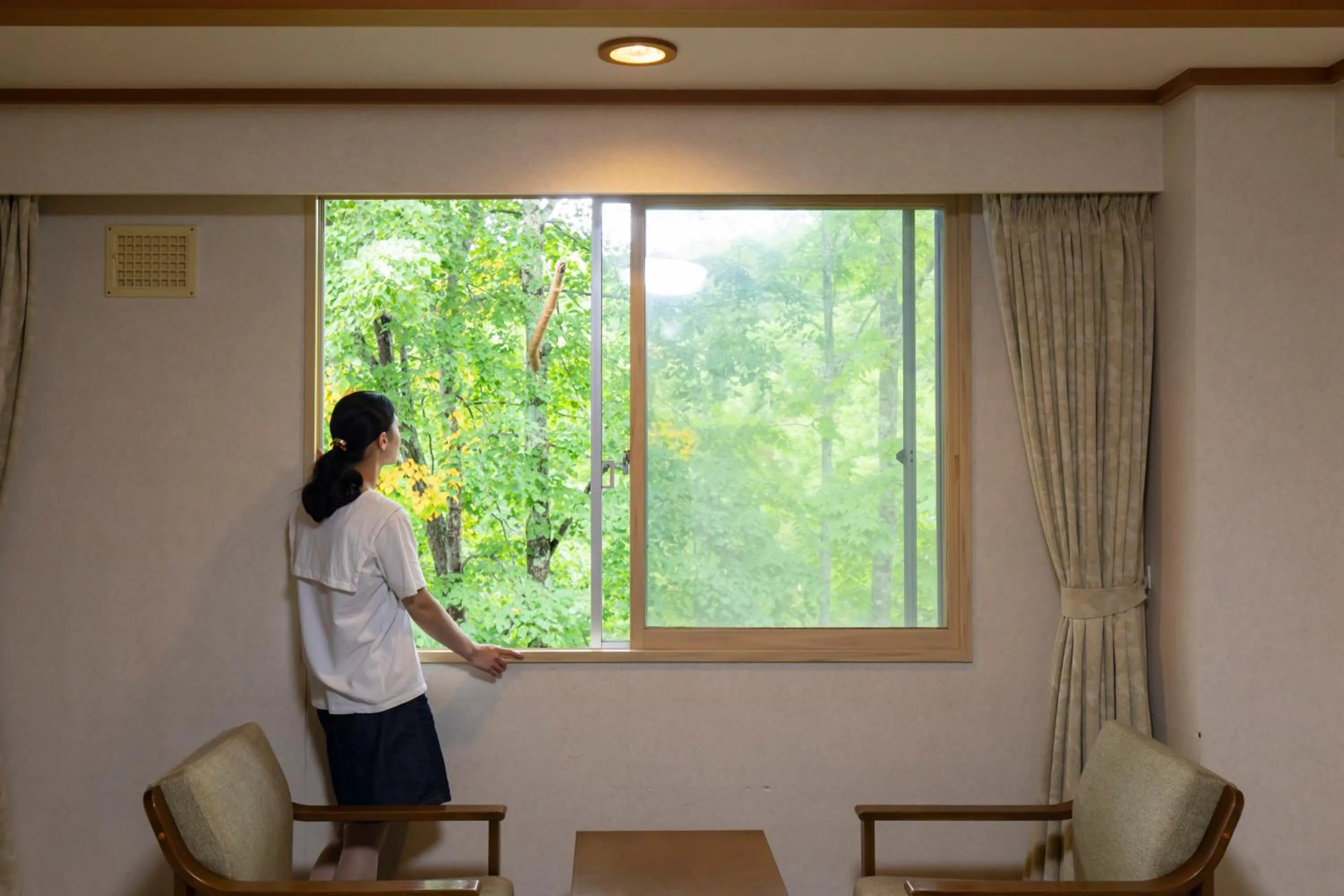 Garden view in Kyukamura Shikotsuko