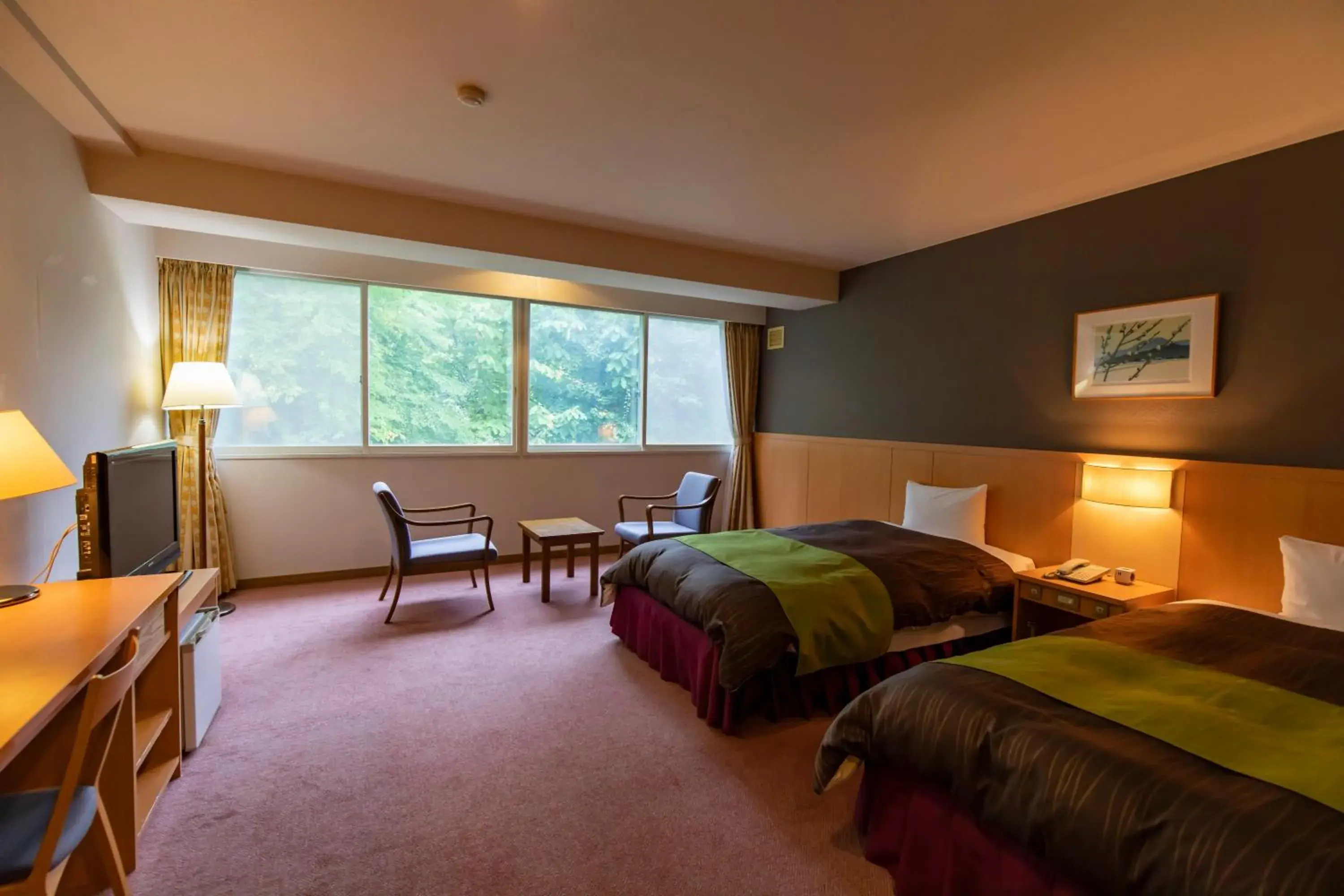 Twin Room - single occupancy - Non-Smoking in Kyukamura Shikotsuko Twin Room - single occupancy - Non-Smoking in Kyukamura Shikotsuko