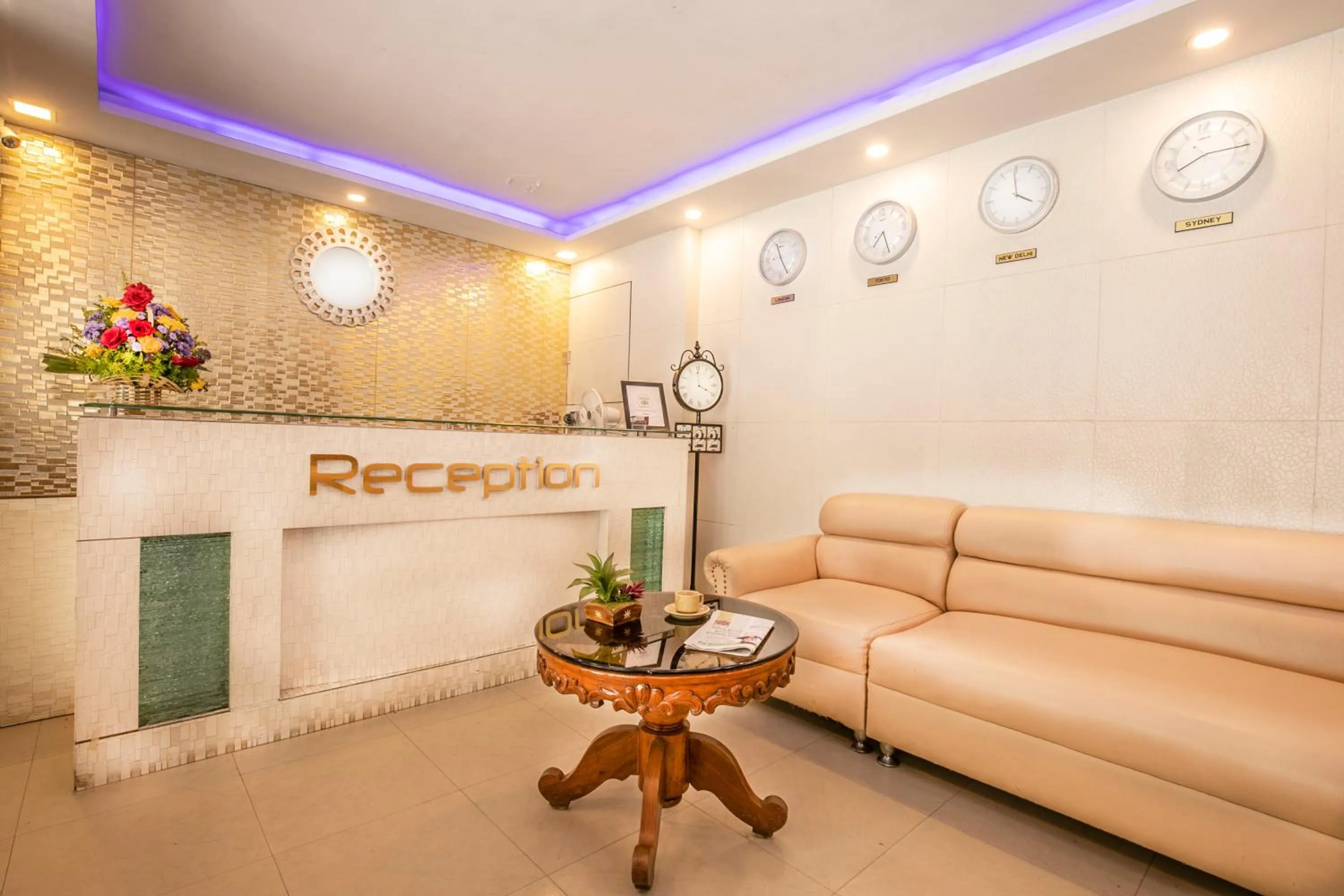 Living room in Aishwarya Le Royal