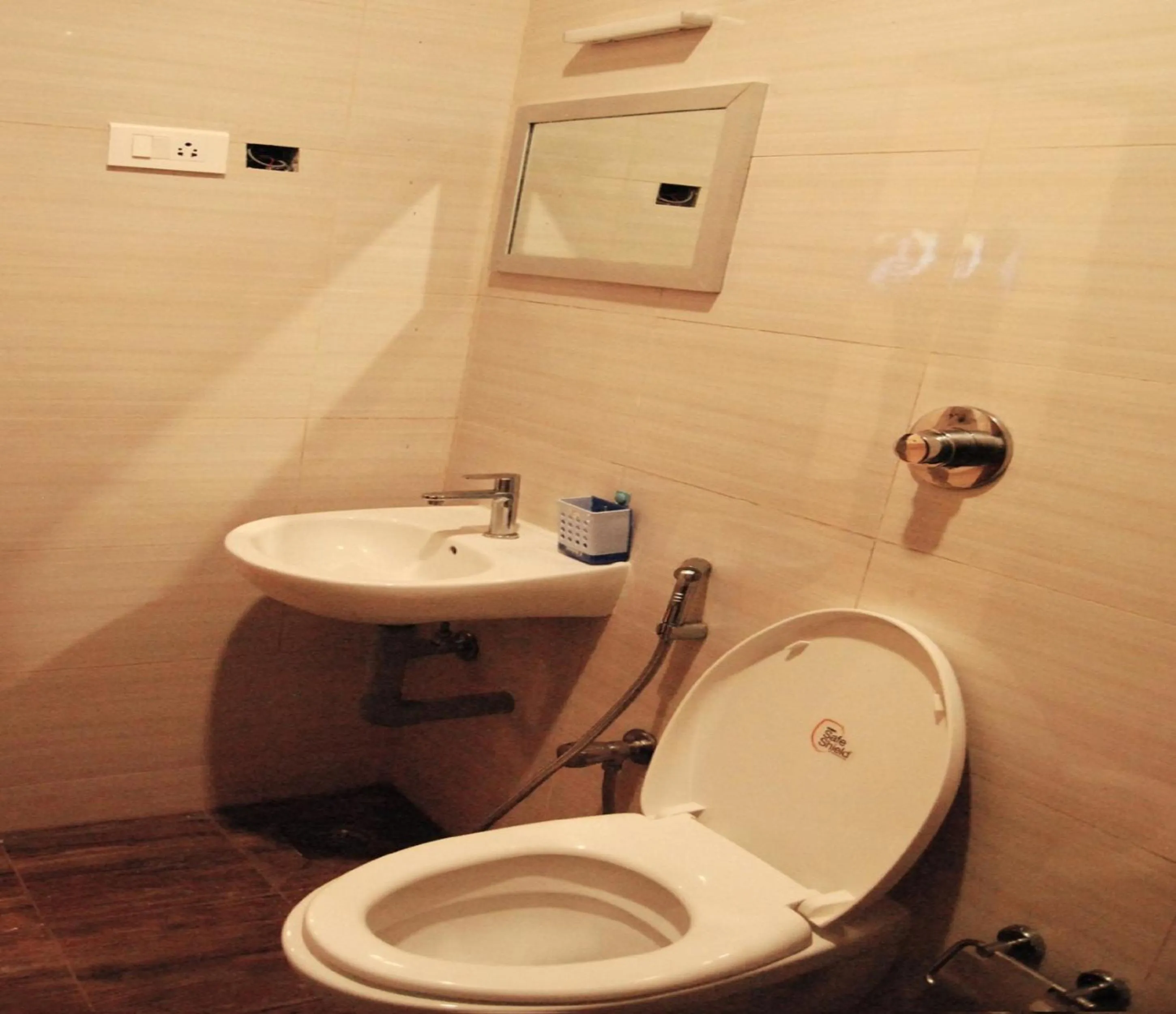 Bathroom in Shivalaya hotel