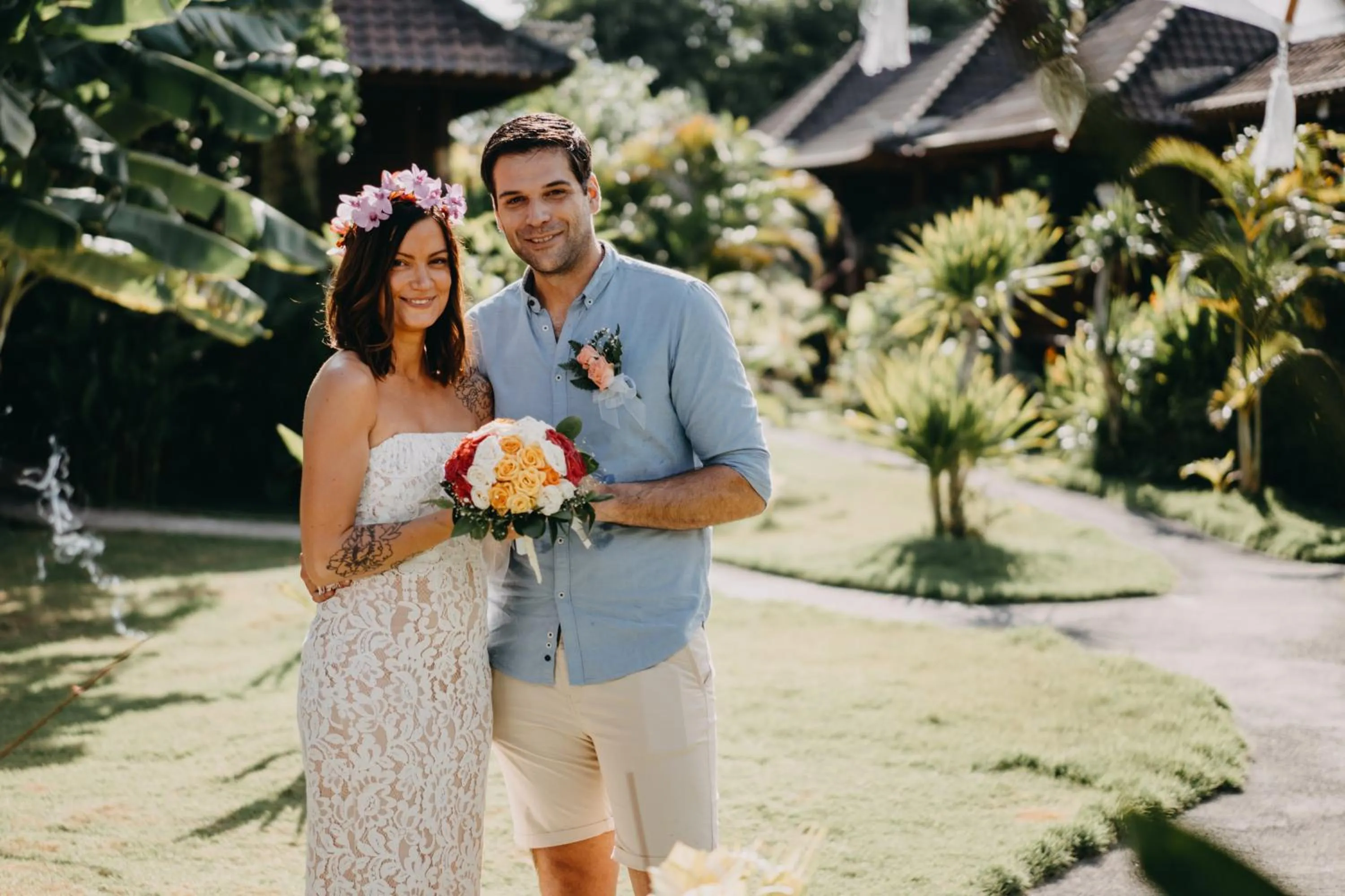 Guests in Royal Retreat Villa's Lembongan
