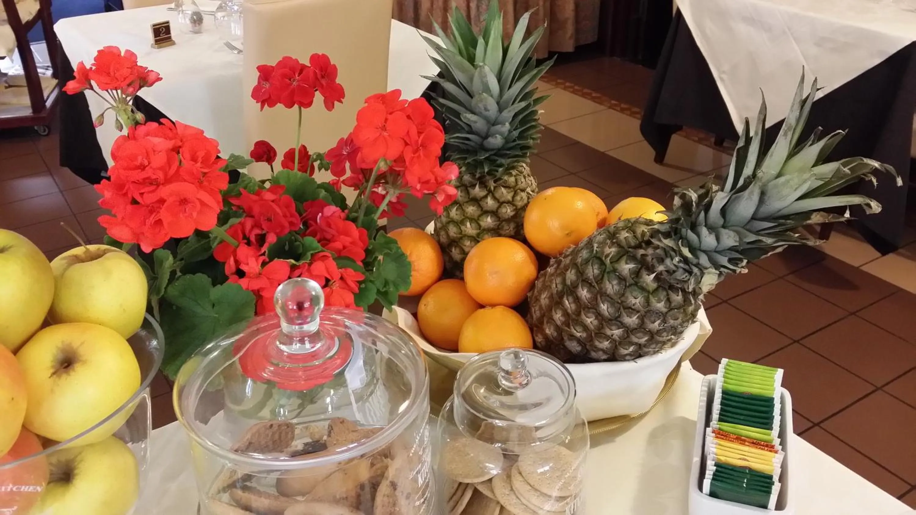 Decorative detail in Albergo Sapori