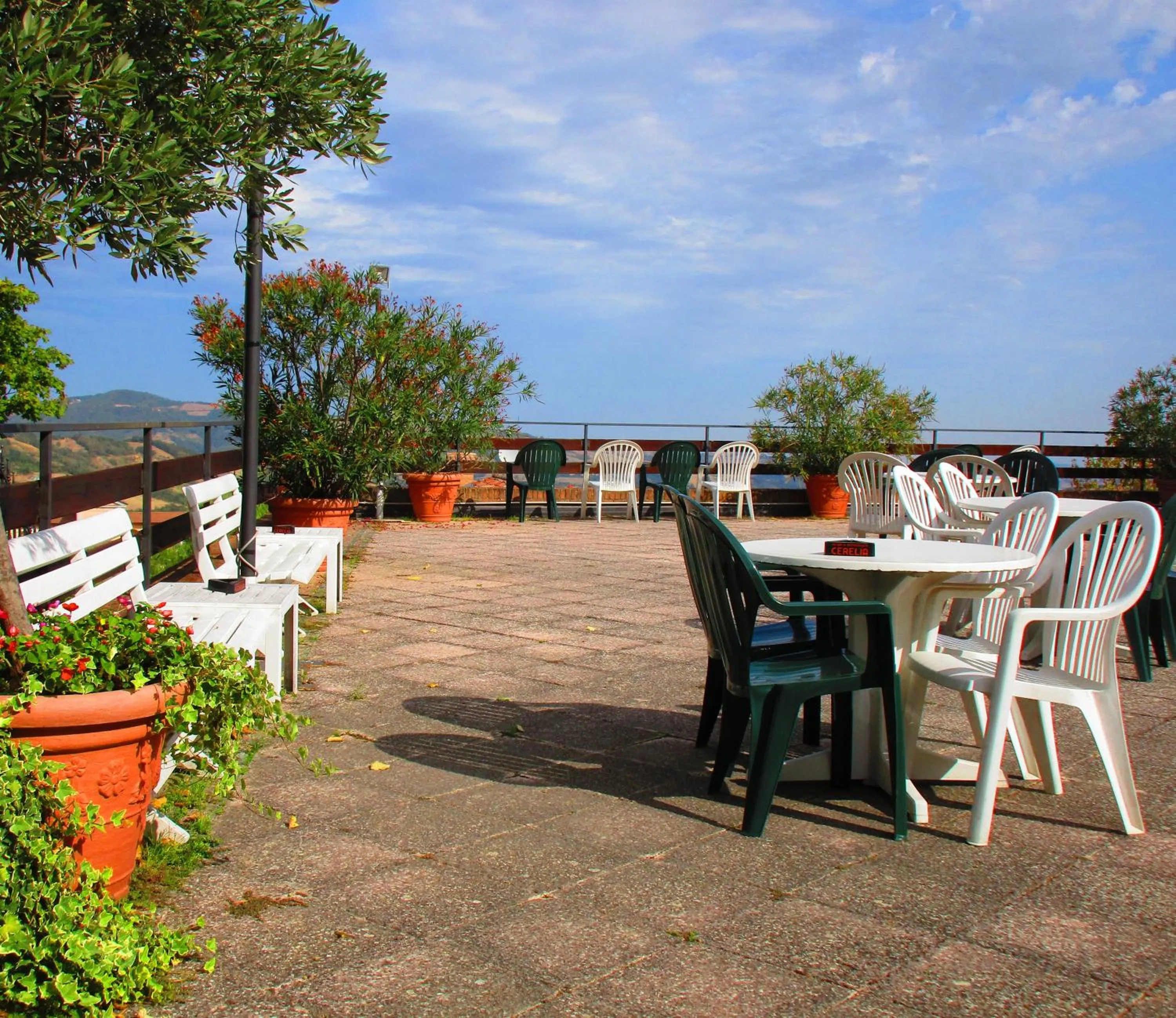 Balcony/Terrace in Albergo Sapori