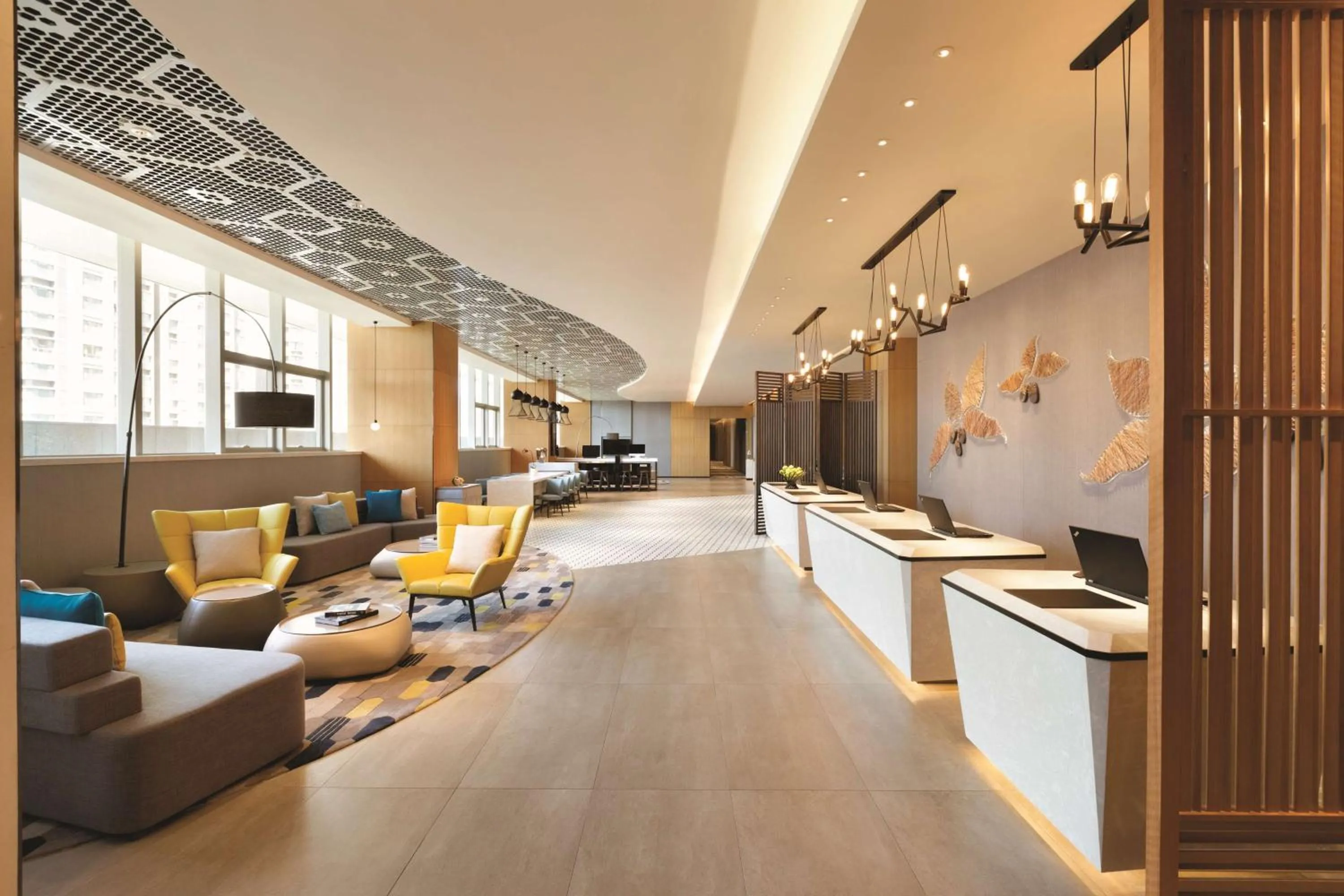 Lobby or reception in Hyatt Place Yinchuan Yuecaicheng