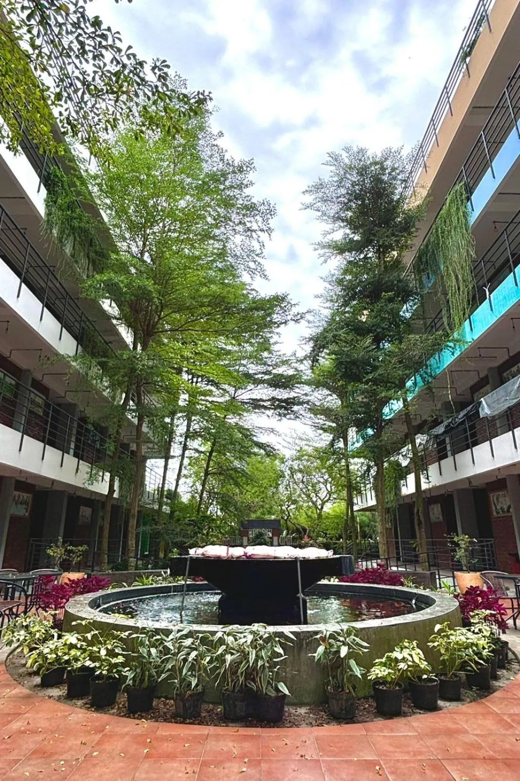 Garden view in Thong's Inn Hotel Kualanamu
