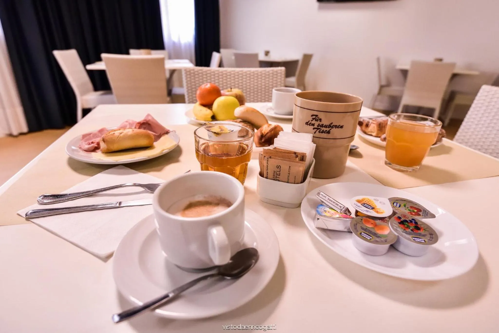 Food and drinks in Standard Hotel Udine