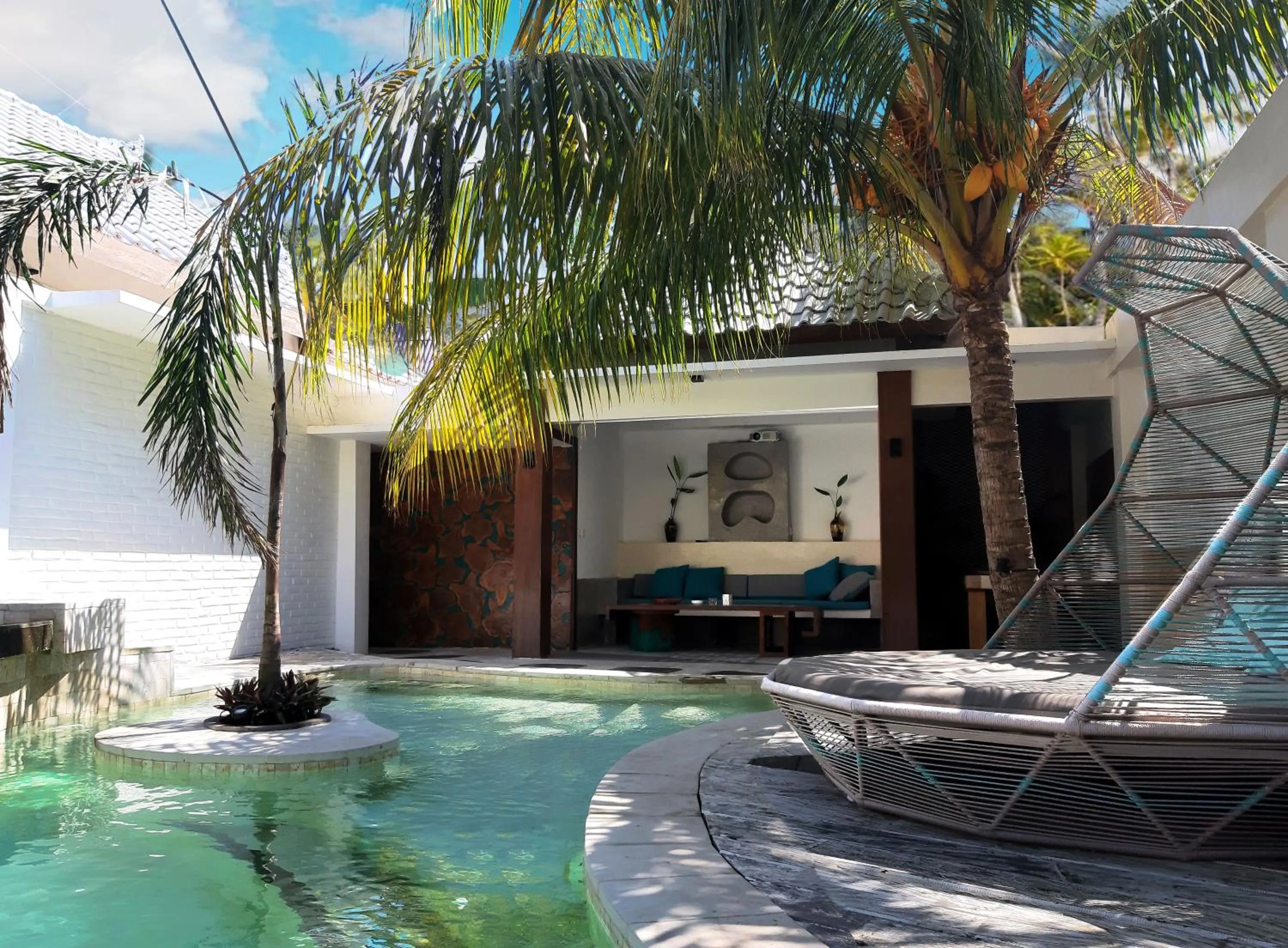 Swimming pool in The White Key Luxury Villas