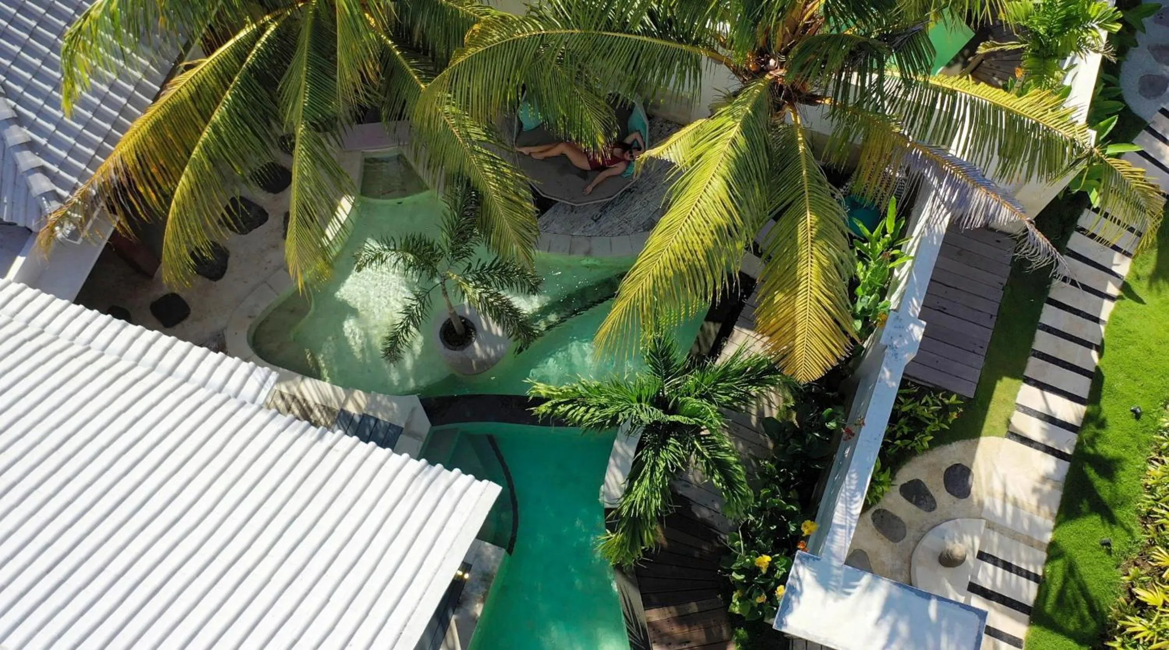 Pool view in The White Key Luxury Villas