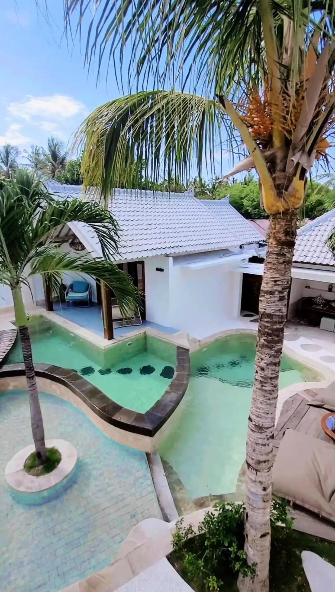 Pool view in The White Key Luxury Villas