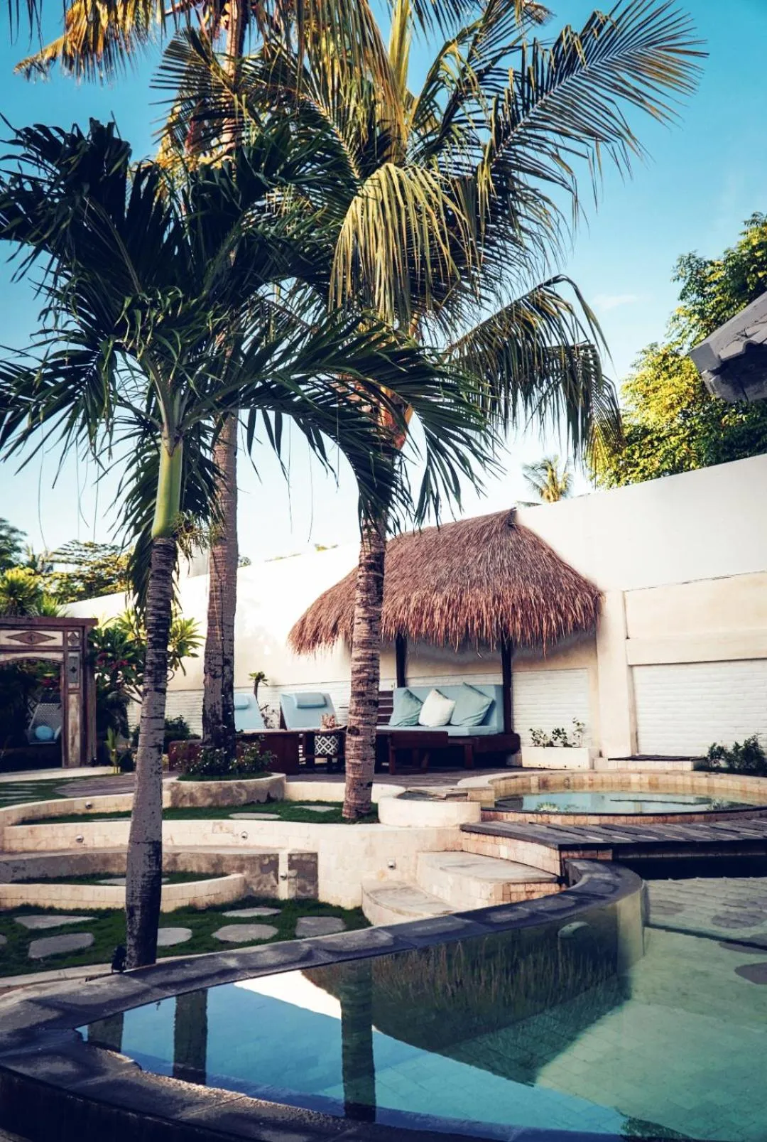 sunbed in The White Key Luxury Villas