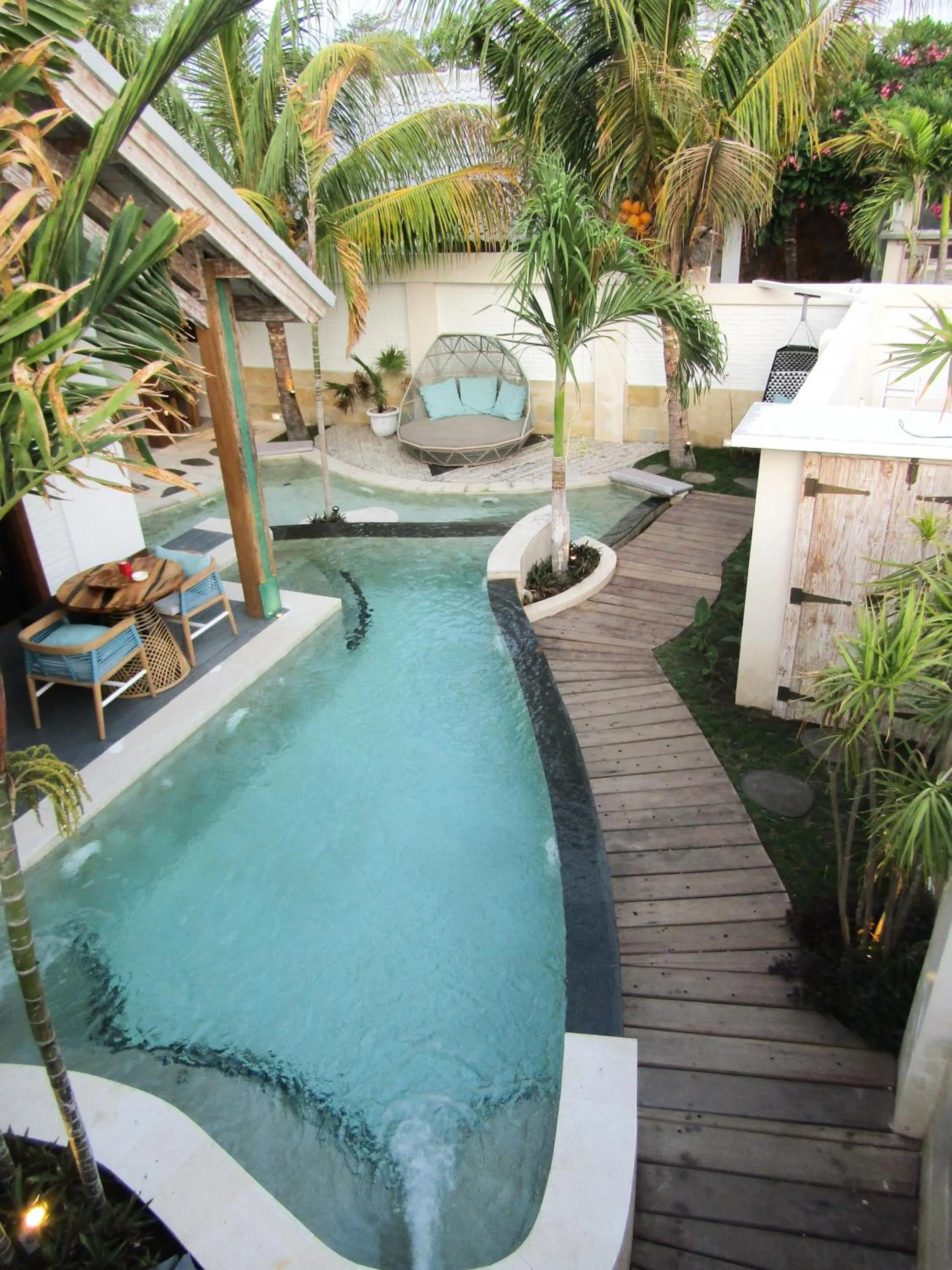 Pool view in The White Key Luxury Villas