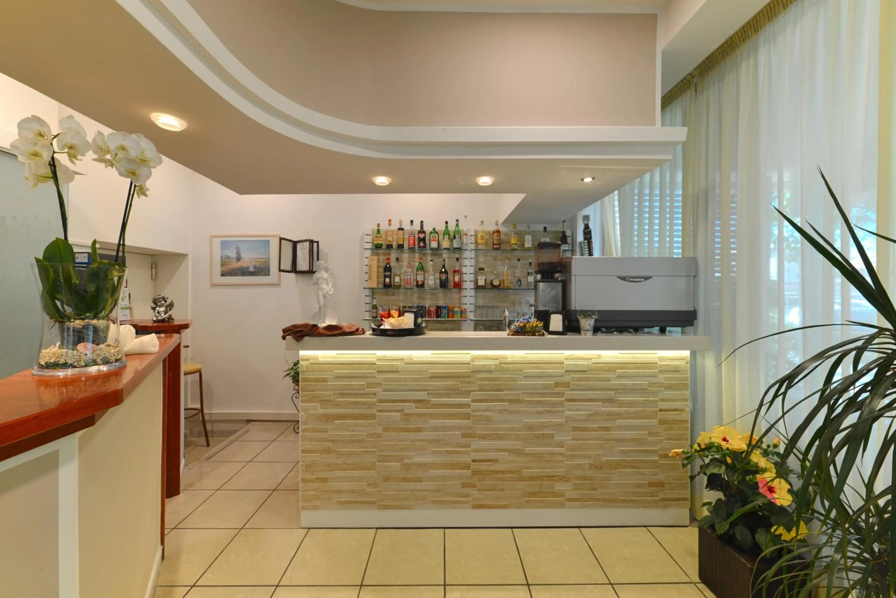 Lobby or reception in Hotel Taormina