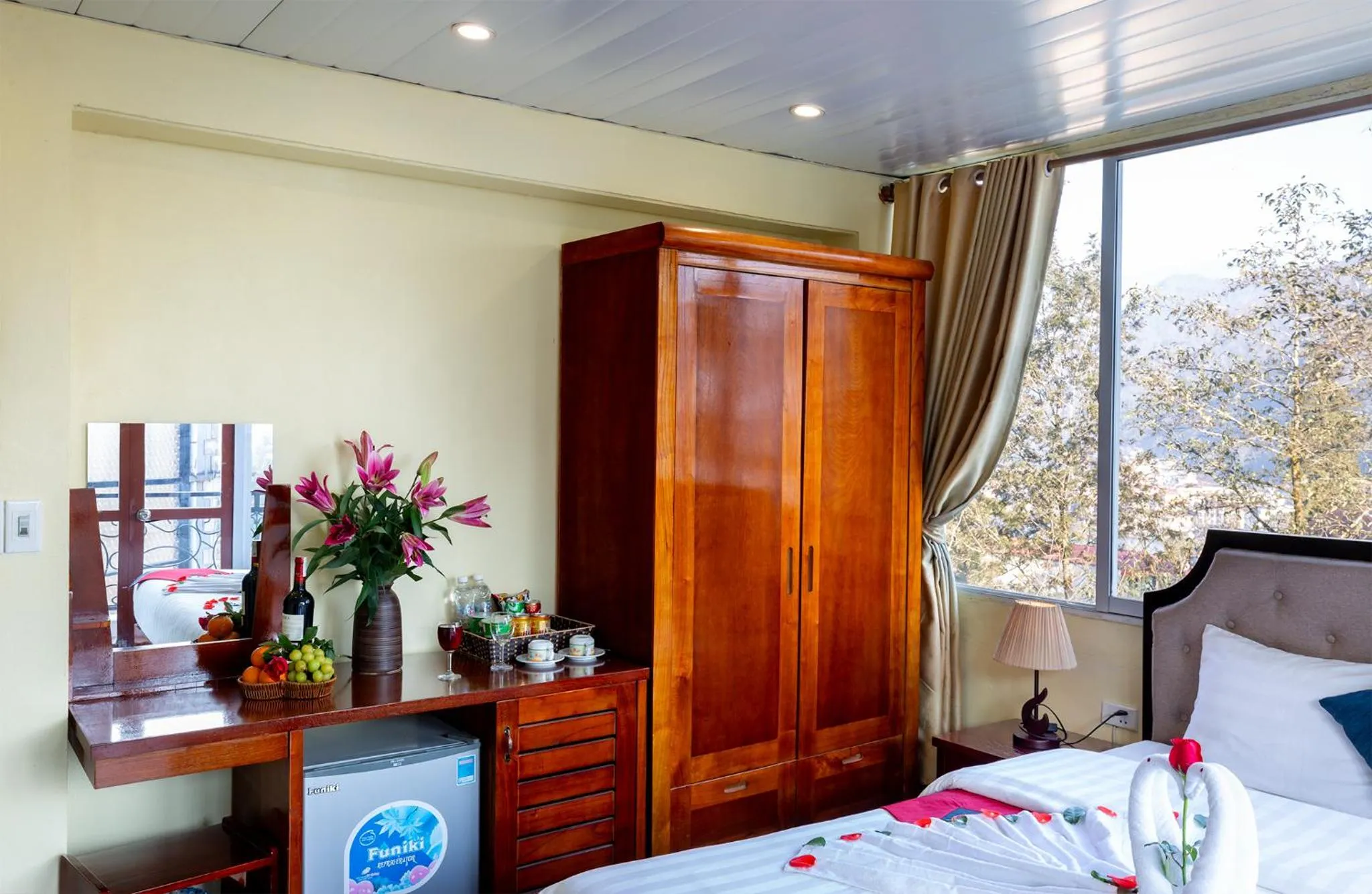 wardrobe, Bed in Sapa Hidden Gem Hotel & Spa