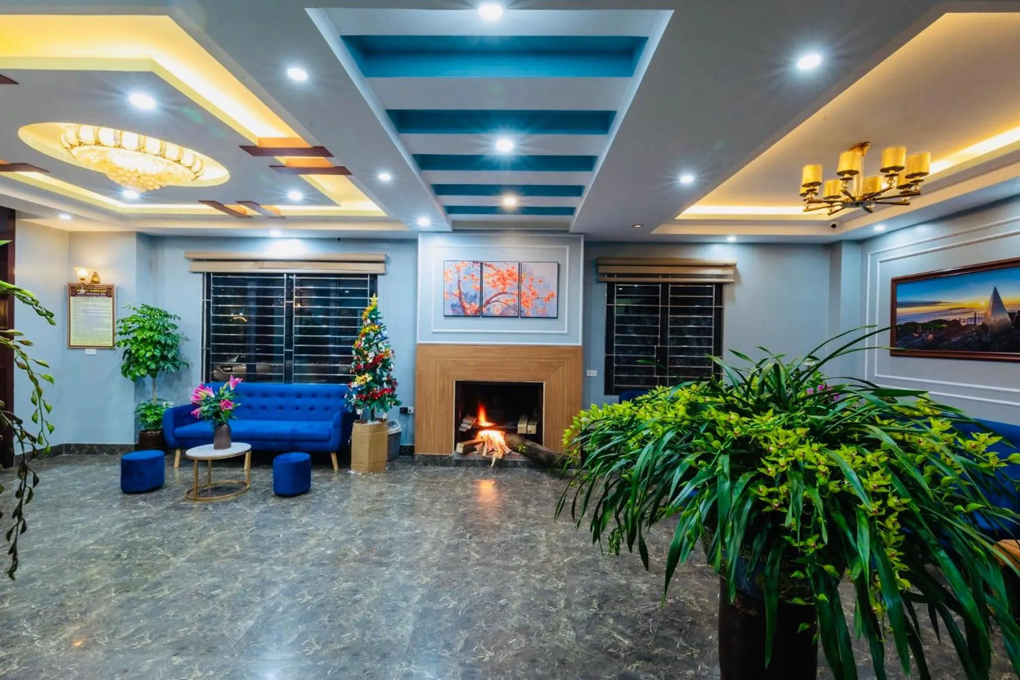 Living room in Sapa Hidden Gem Hotel & Spa