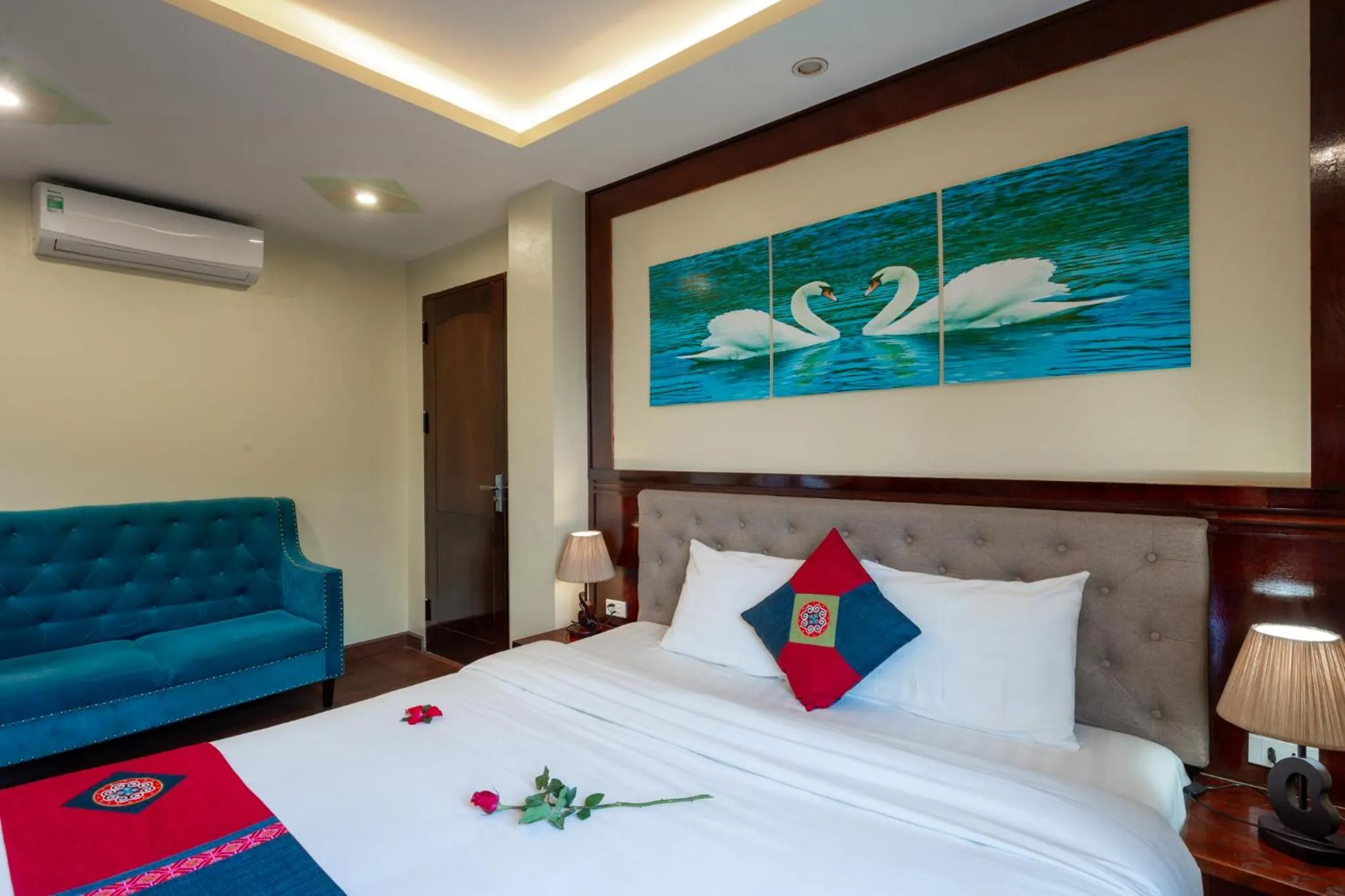 Bed in Sapa Hidden Gem Hotel & Spa