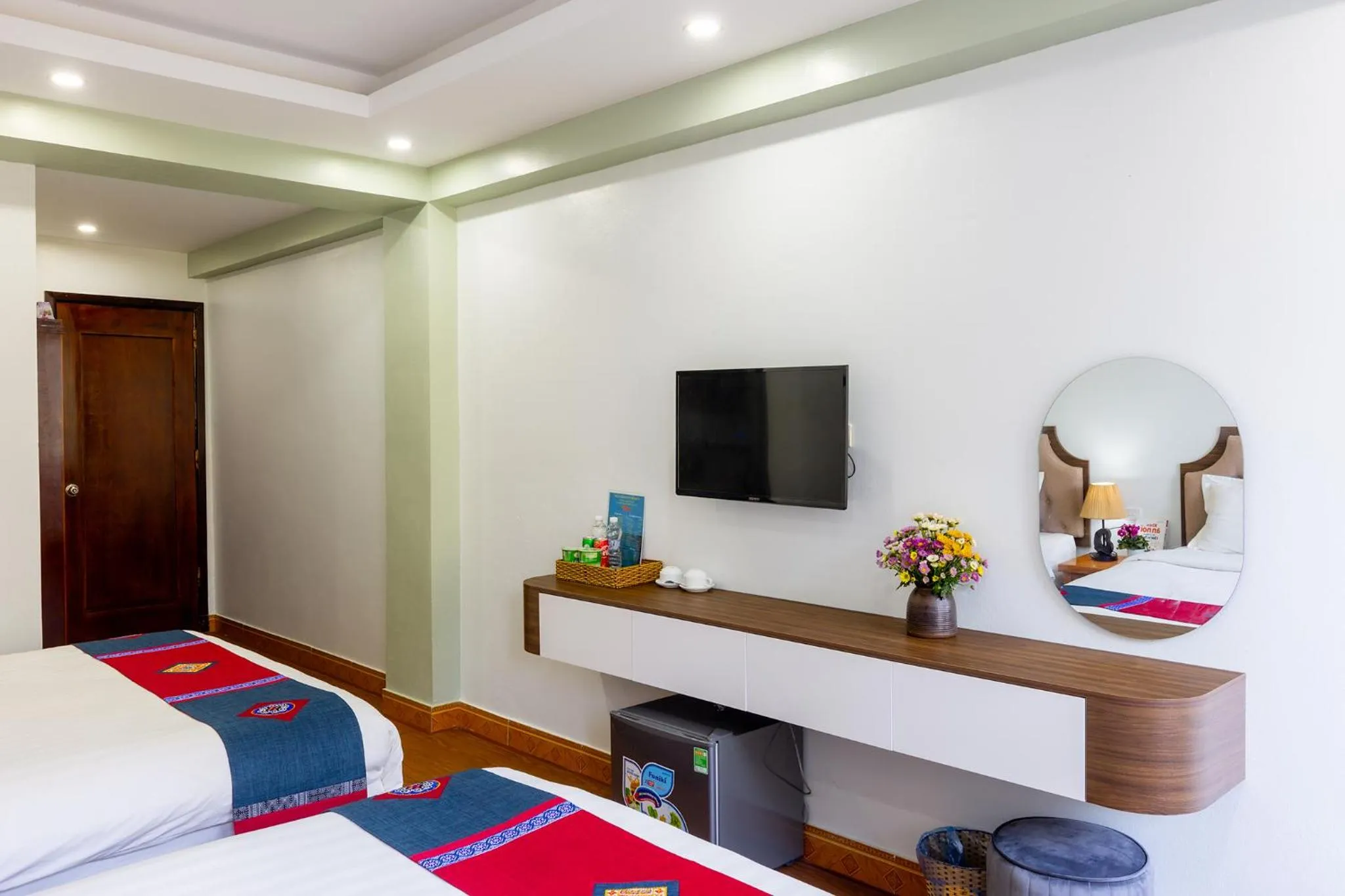 TV and multimedia, Bed in Sapa Hidden Gem Hotel & Spa