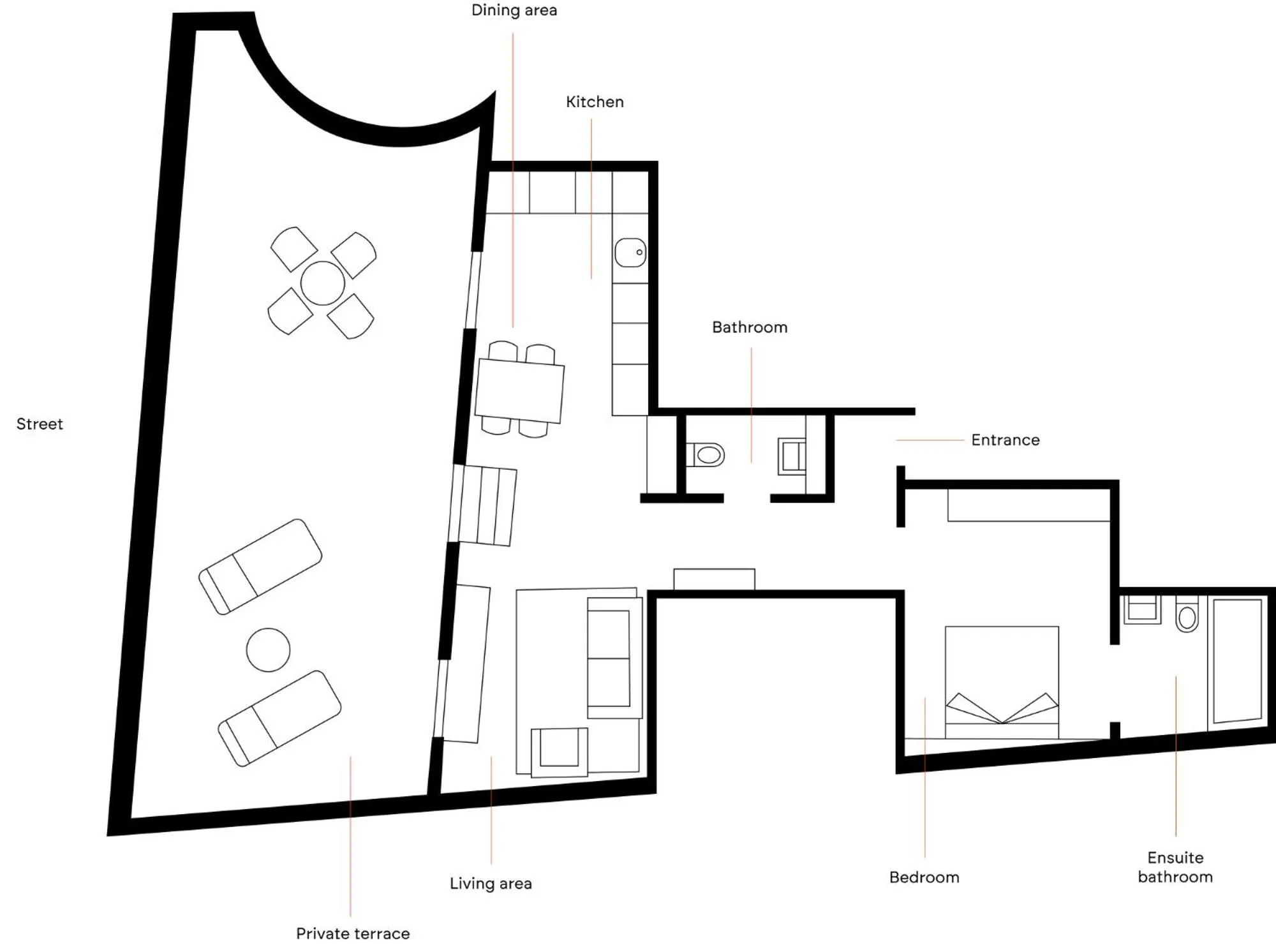 Floor plan in Casagrand Luxury Apartments Barcelona