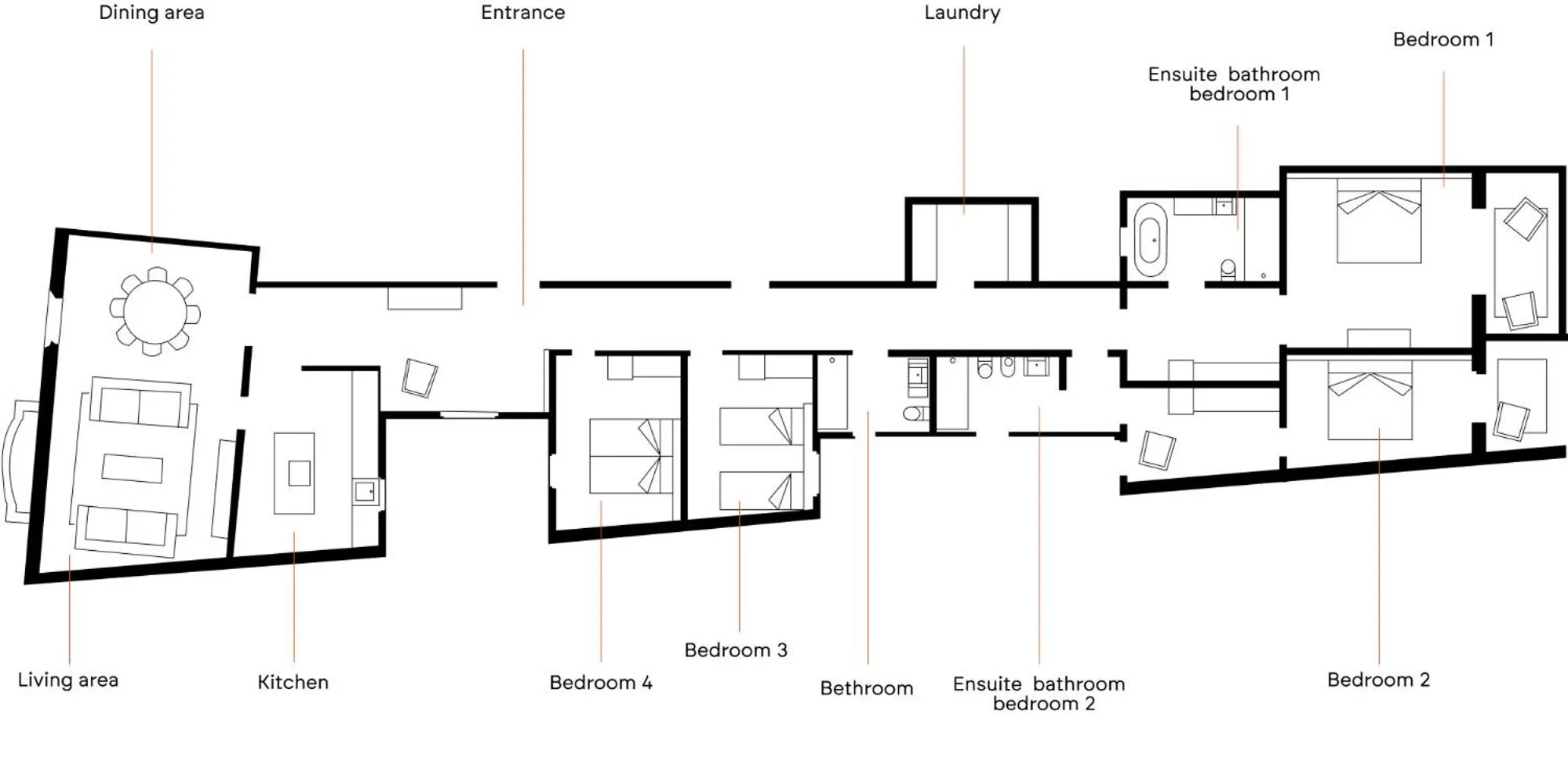 Floor plan in Casagrand Luxury Apartments Barcelona