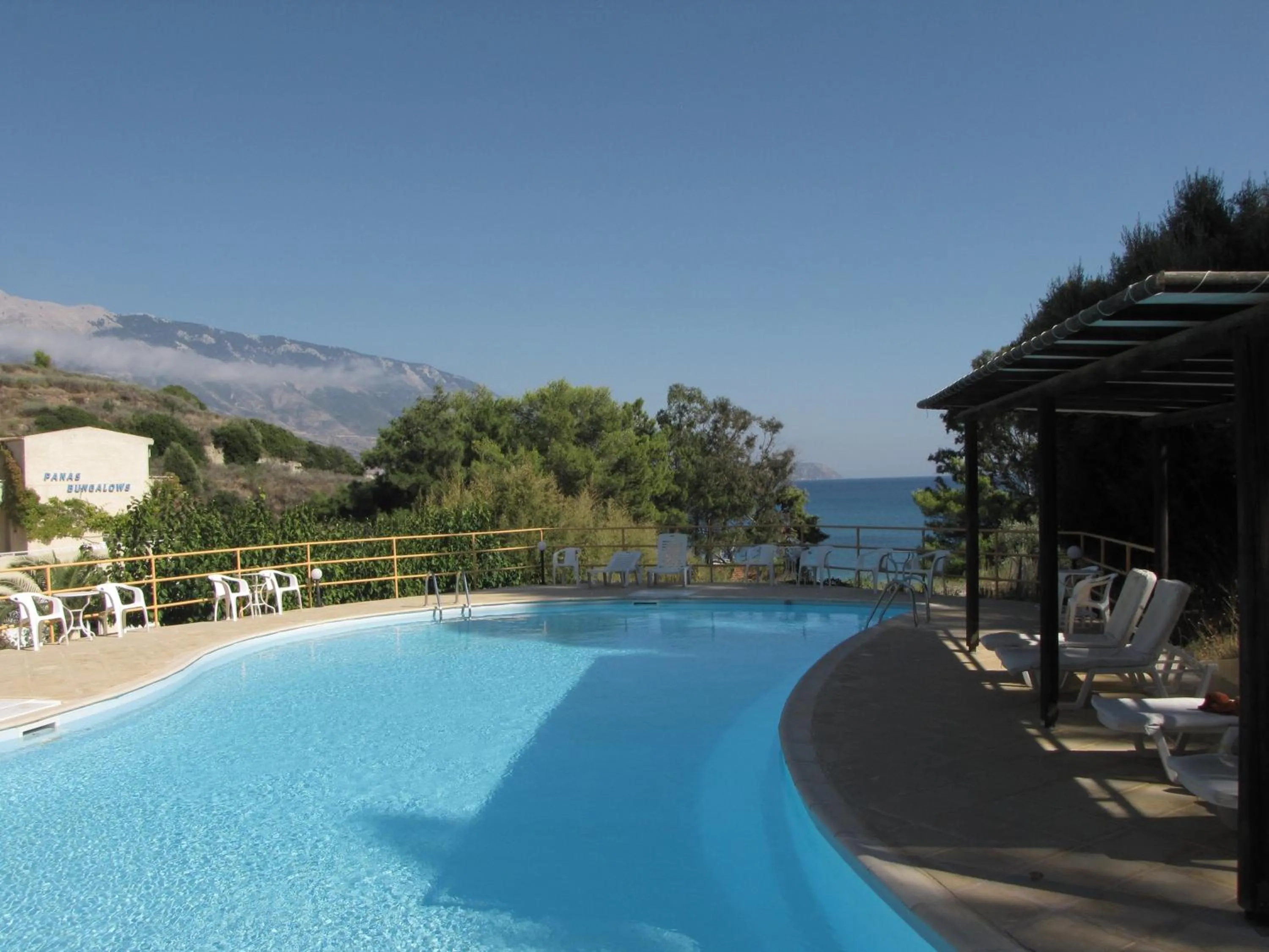 Swimming pool in Panas Hotel