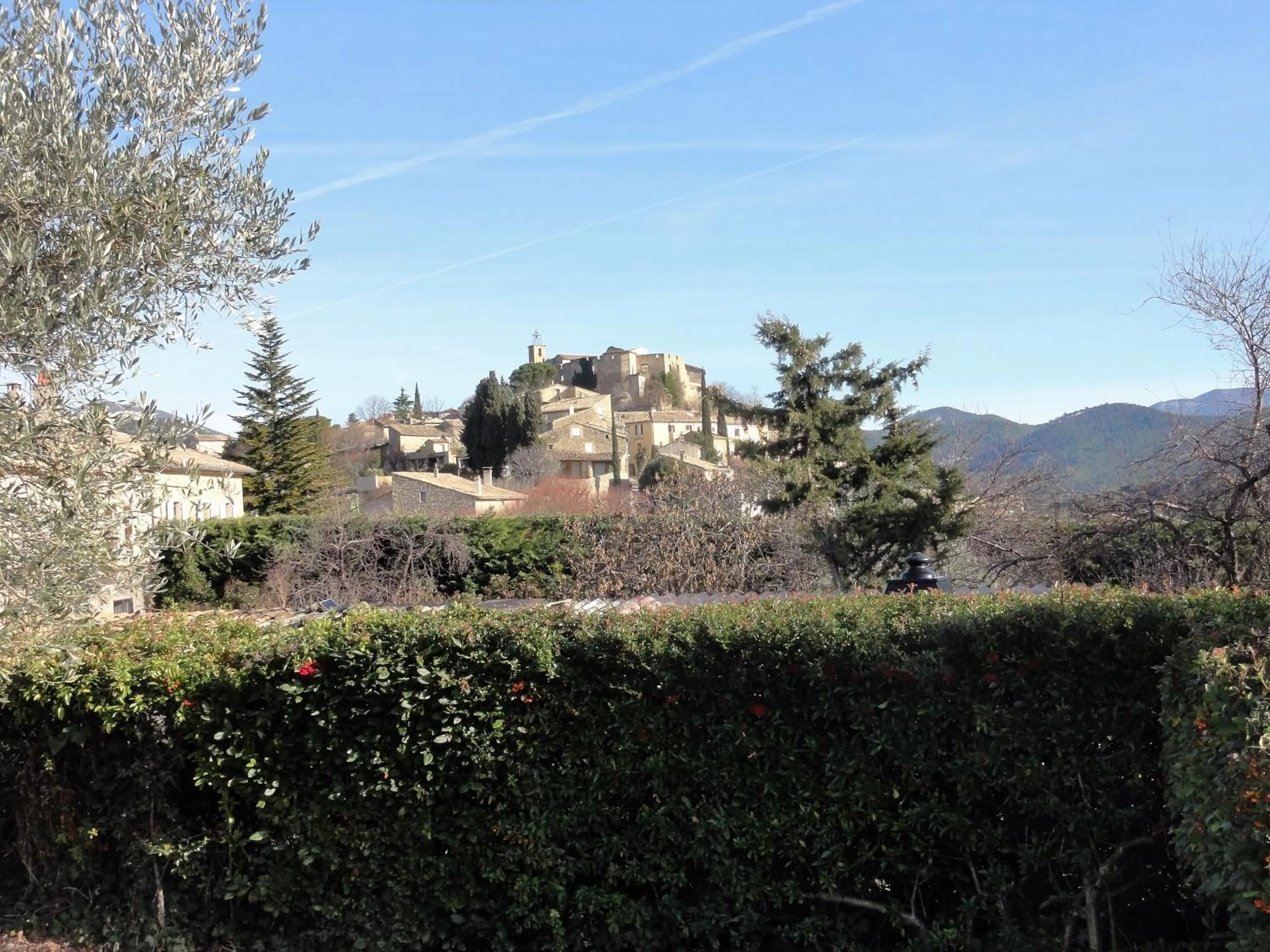 City view in le mas de colongene