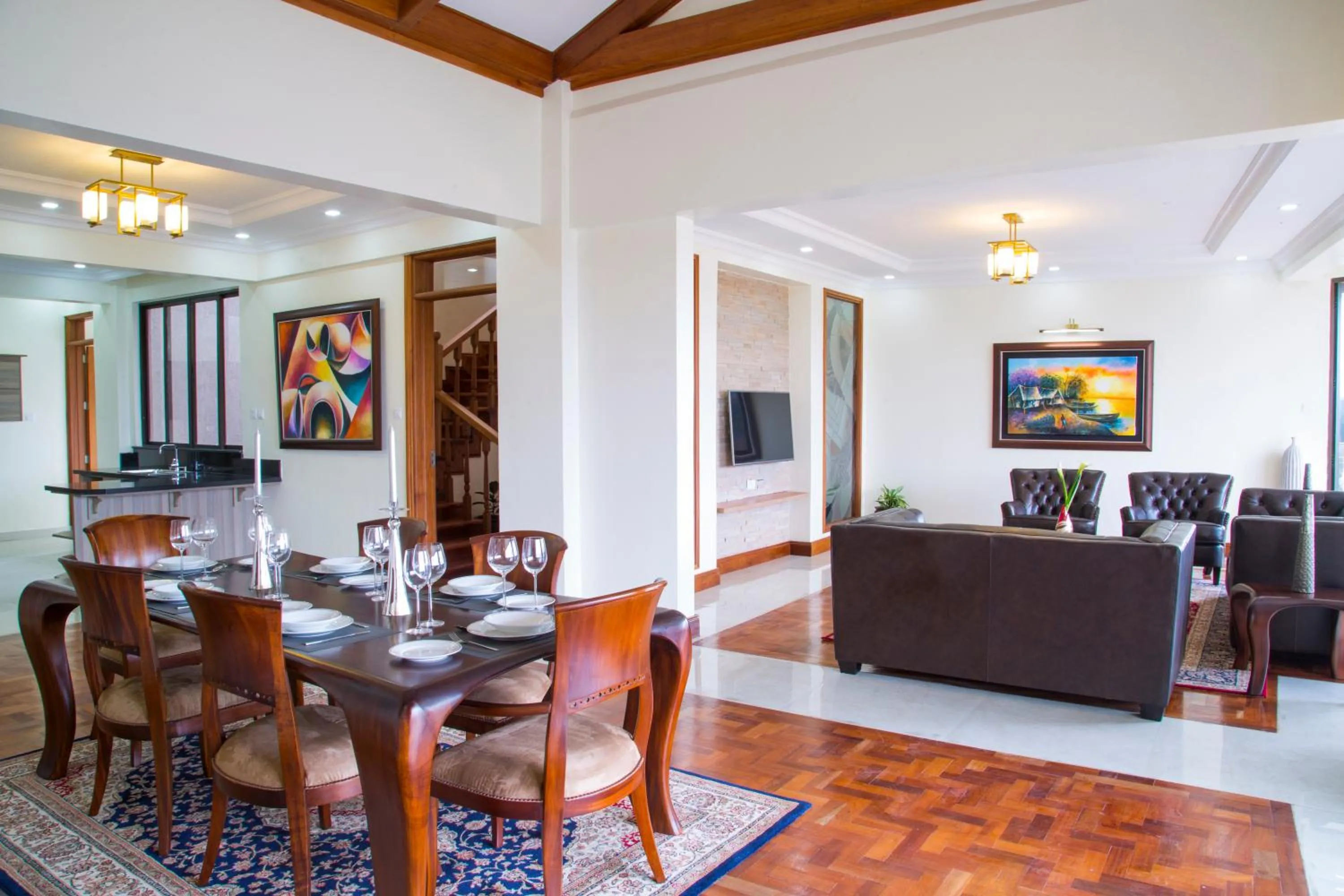 Living room in GemSuites Riverside Serviced Apartments and Hotel, Nairobi