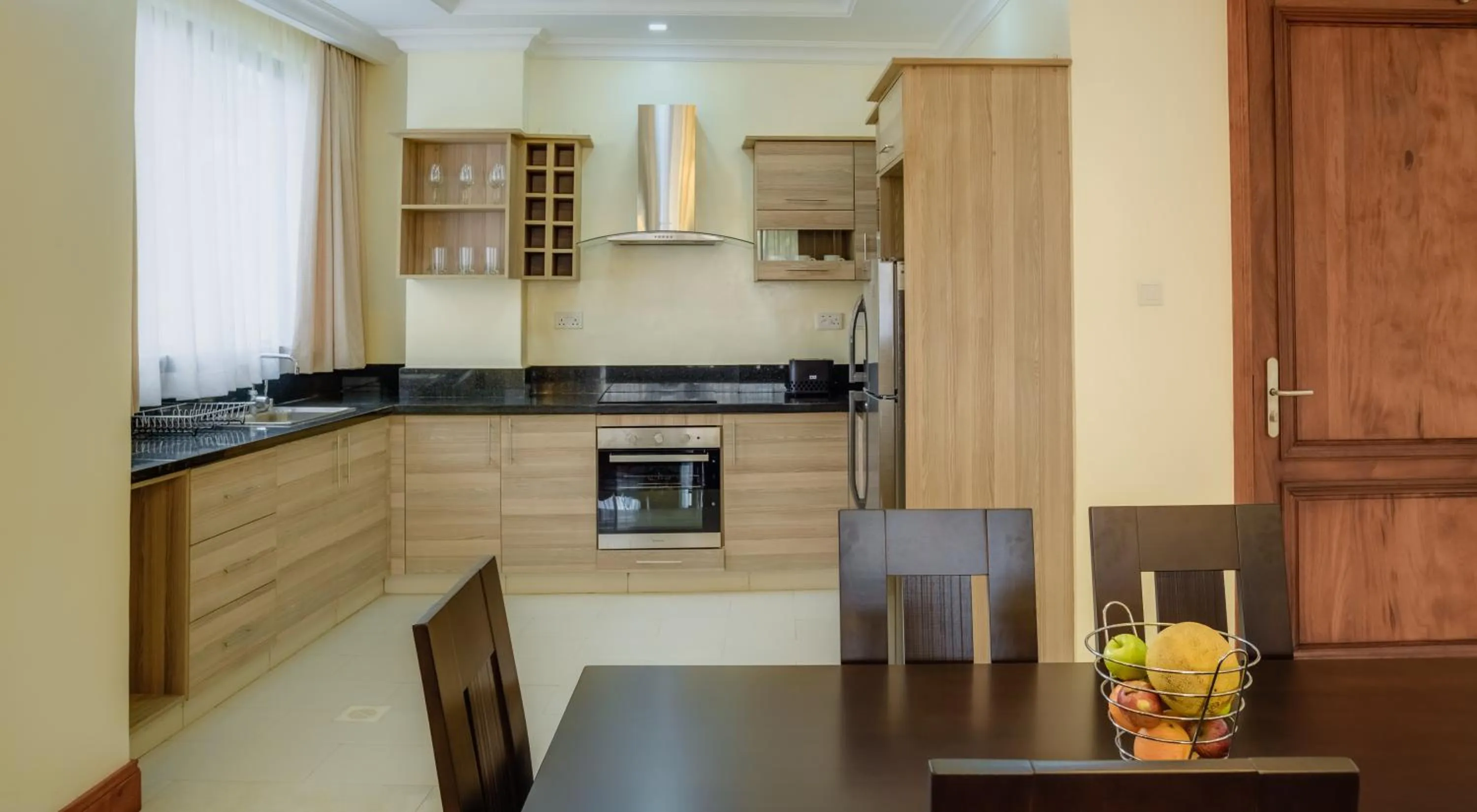 Kitchen or kitchenette in GemSuites Riverside Serviced Apartments and Hotel, Nairobi