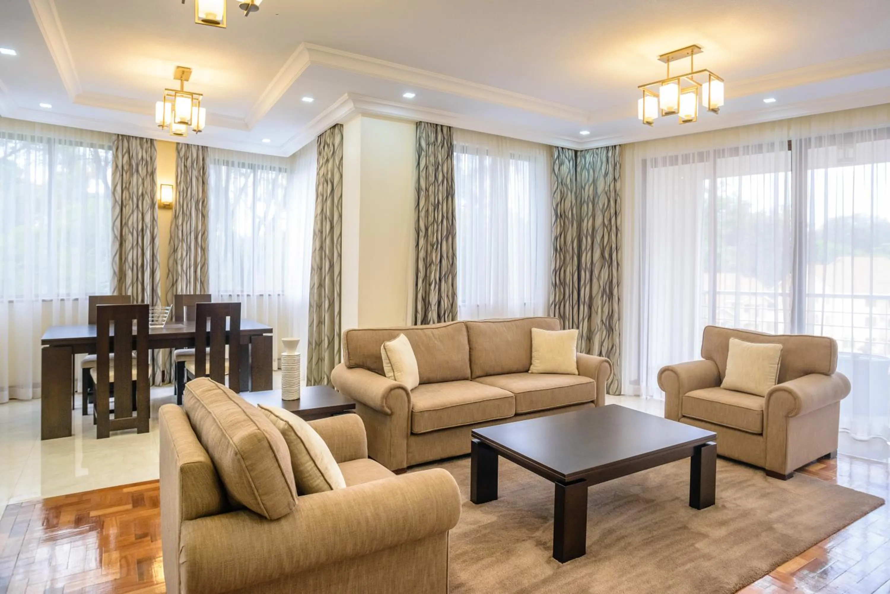 Living room in GemSuites Riverside Serviced Apartments and Hotel, Nairobi