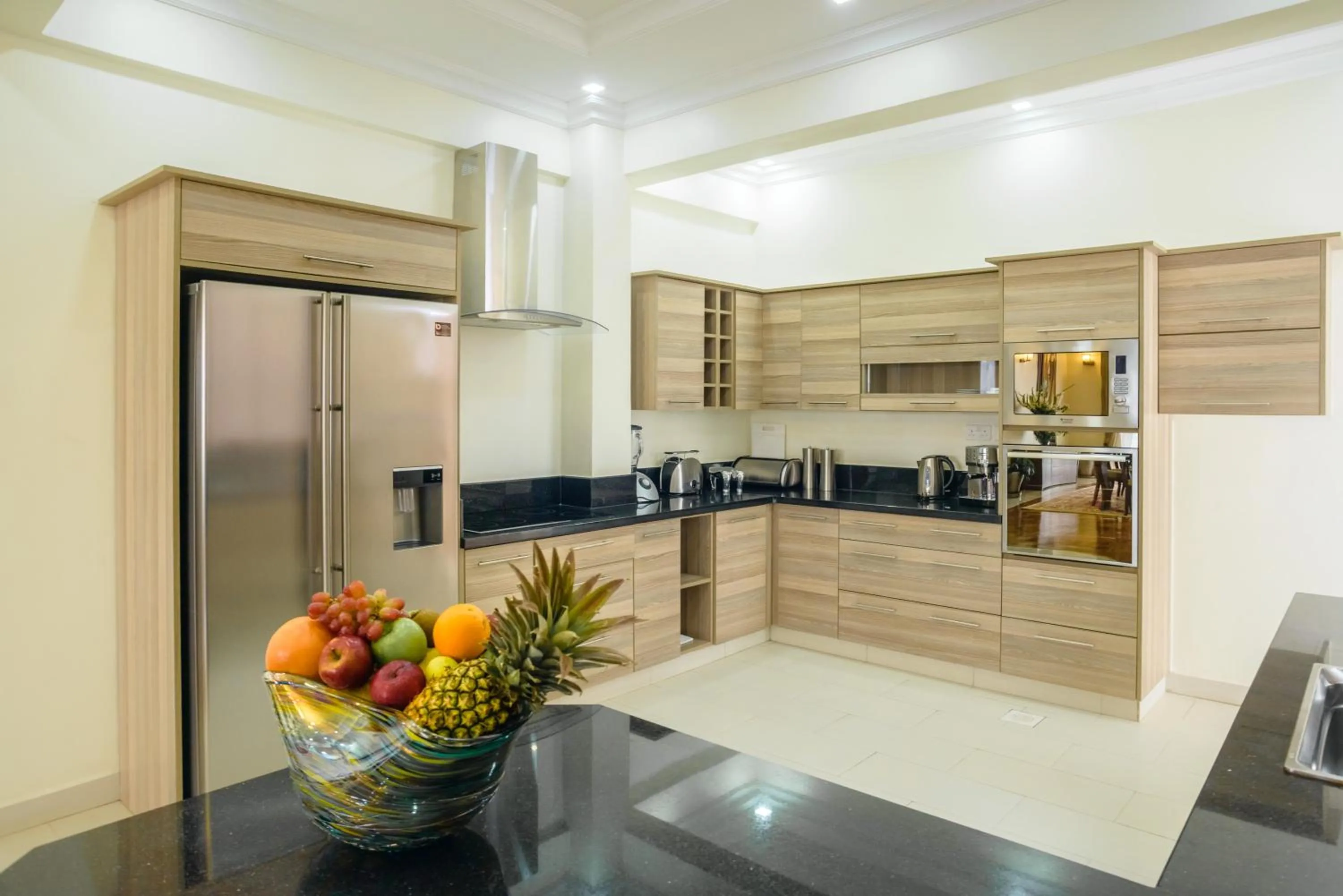 Kitchen or kitchenette in GemSuites Riverside Serviced Apartments and Hotel, Nairobi