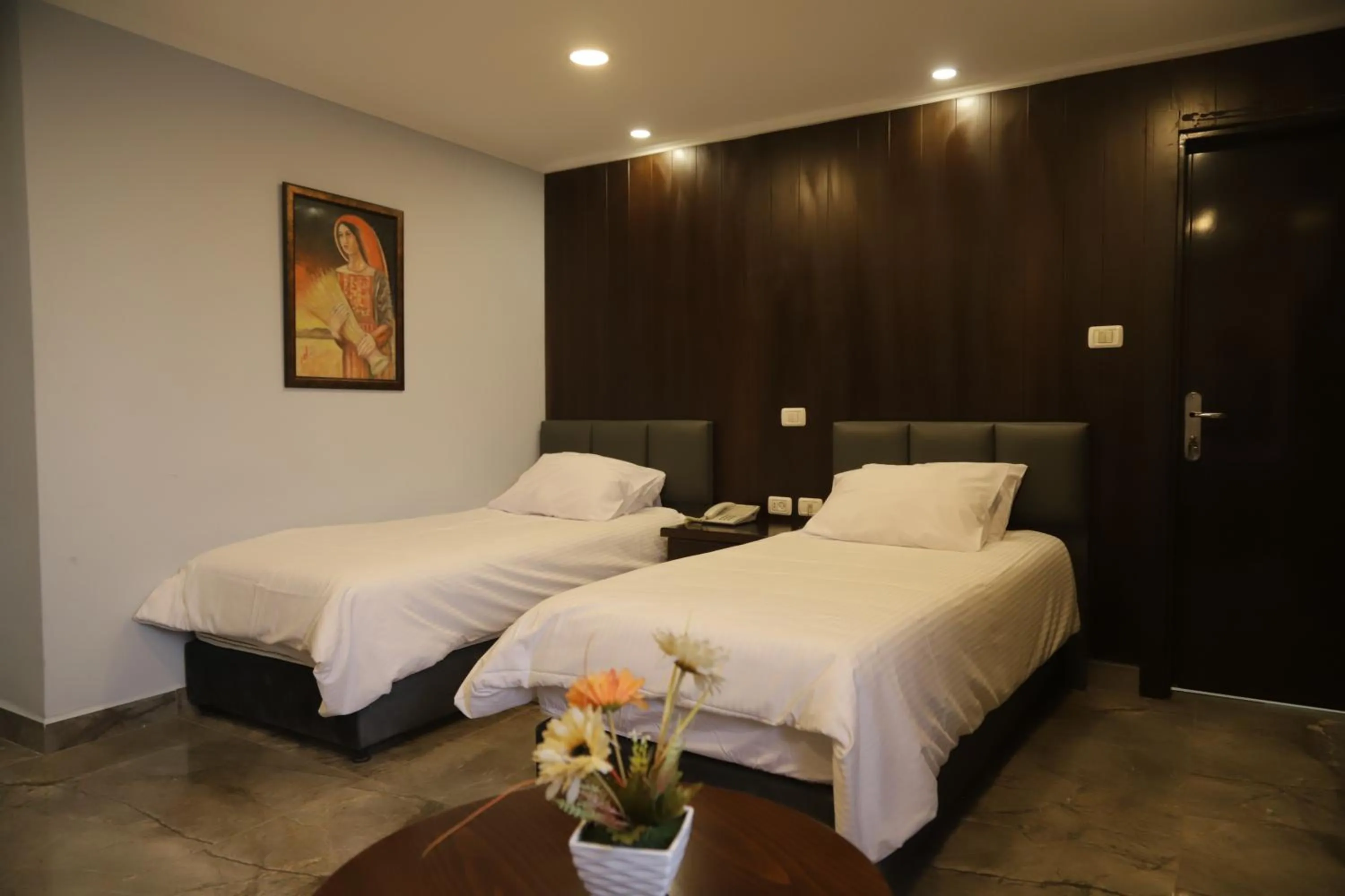 Bed in Mount of Olives Hotel