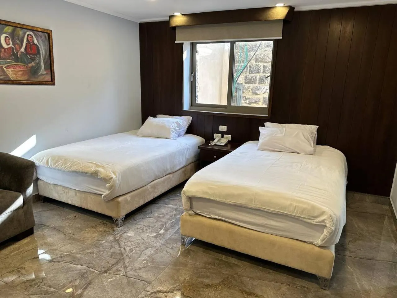 Bed in Mount of Olives Hotel