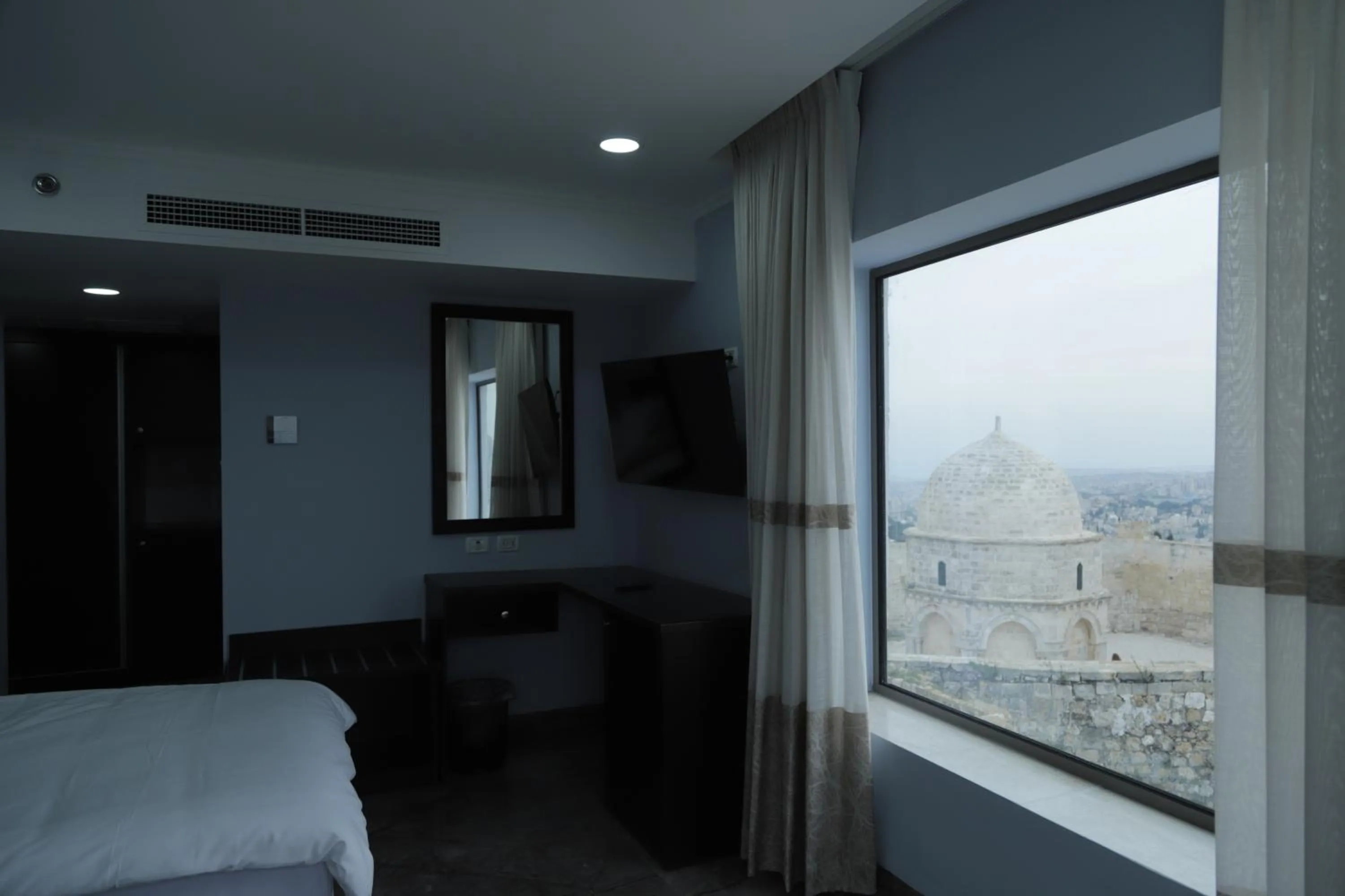 Bed in Mount of Olives Hotel