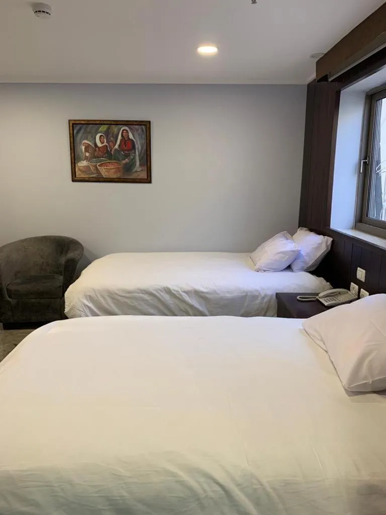 Bed in Mount of Olives Hotel