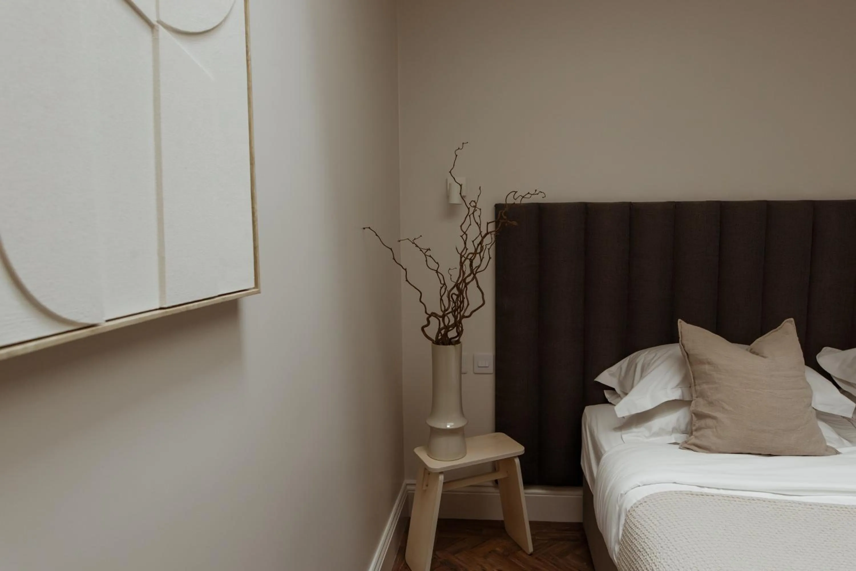 Bed in HIDEOUT Hotel