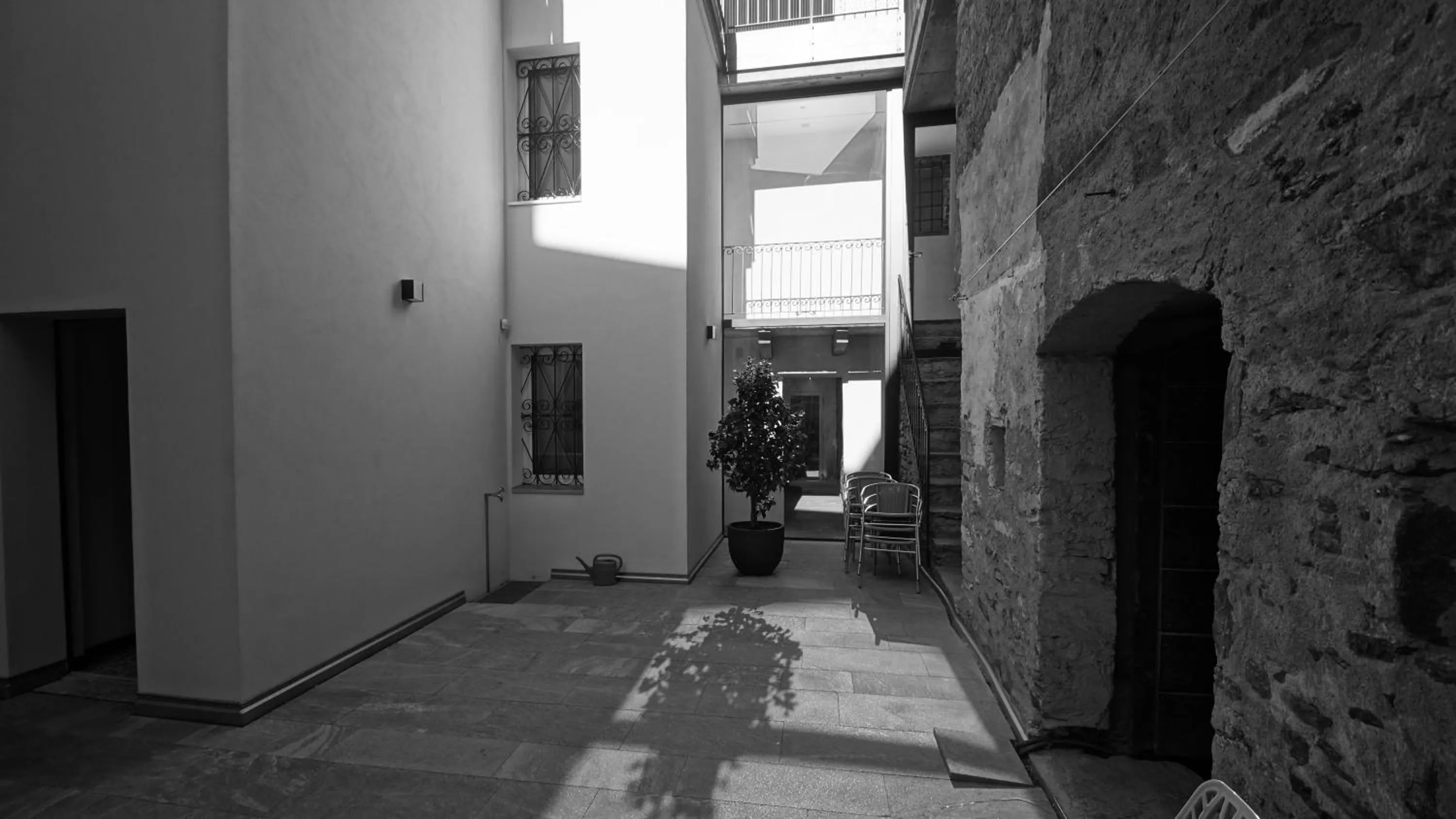 Balcony/Terrace in Albergo Porta Verzasca